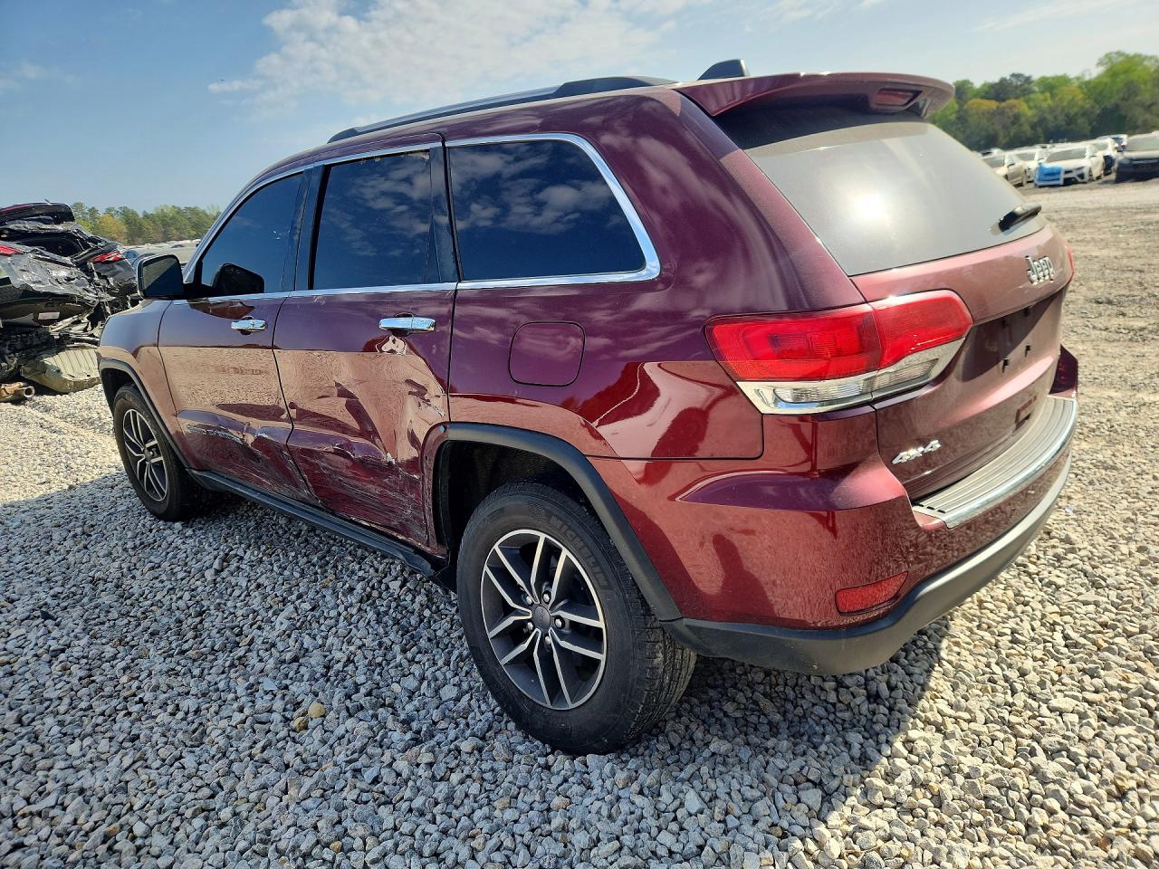 2019 Jeep Grand Cherokee Limited Красный vin: 1C4RJFBG5KC711955
