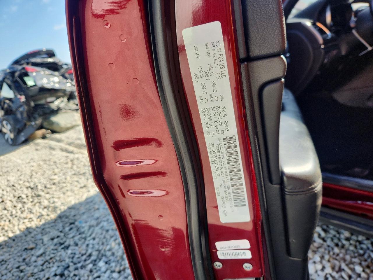 2019 Jeep Grand Cherokee Limited Красный vin: 1C4RJFBG5KC711955