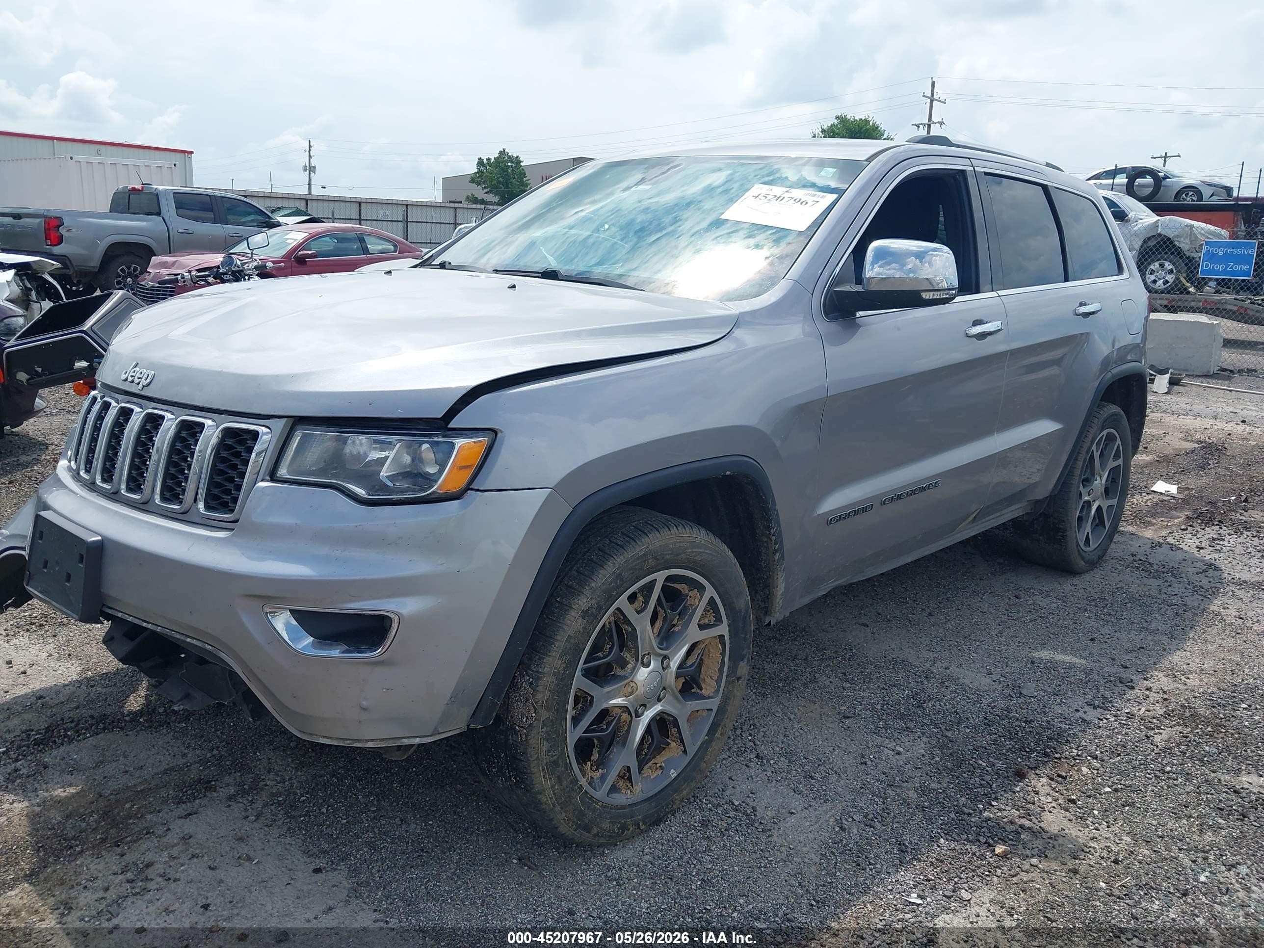 2019 Jeep Grand Cherokee Limited 4x4 Серый vin: 1C4RJFBG5KC741232