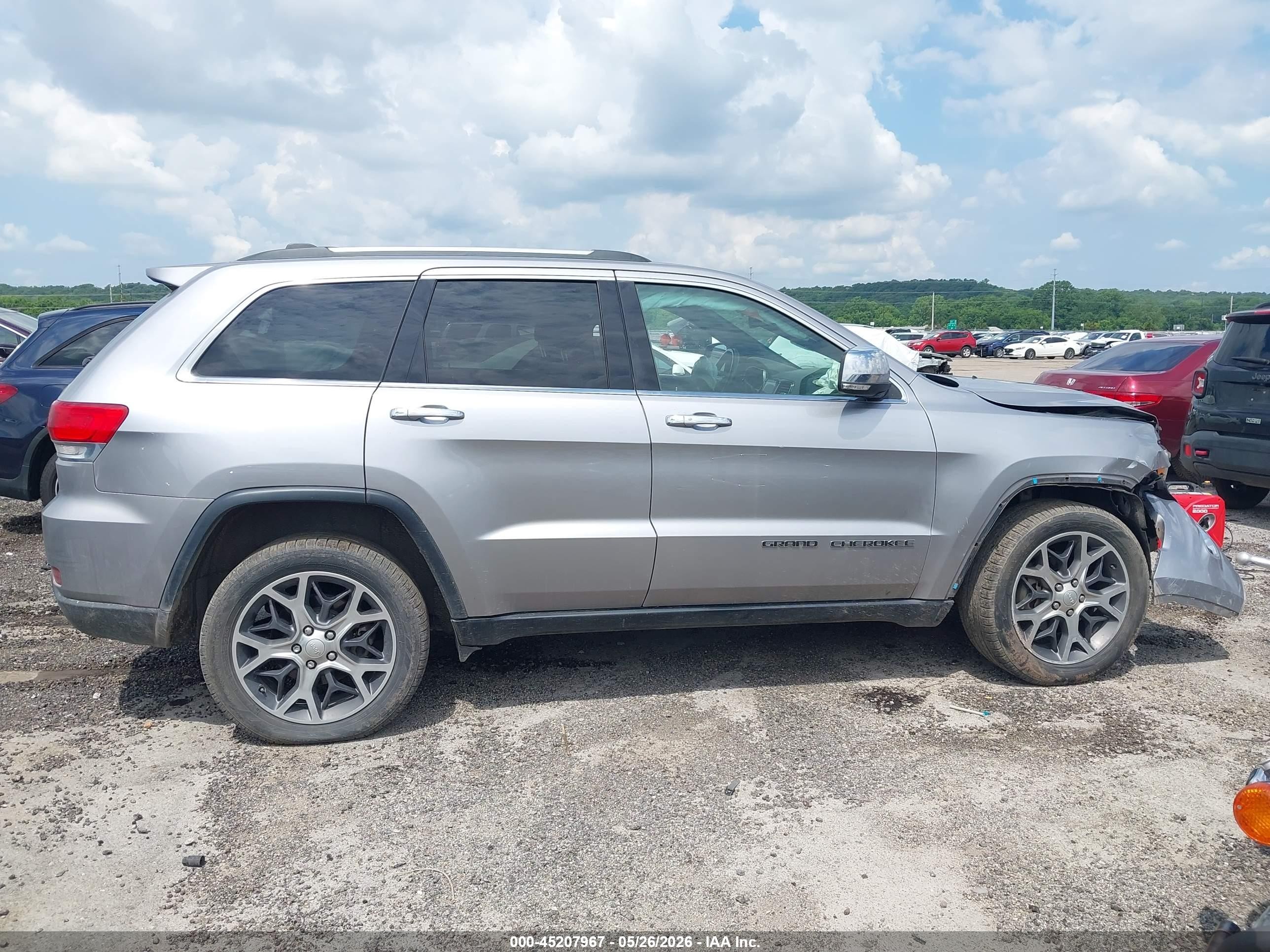 2019 Jeep Grand Cherokee Limited 4x4 Серый vin: 1C4RJFBG5KC741232
