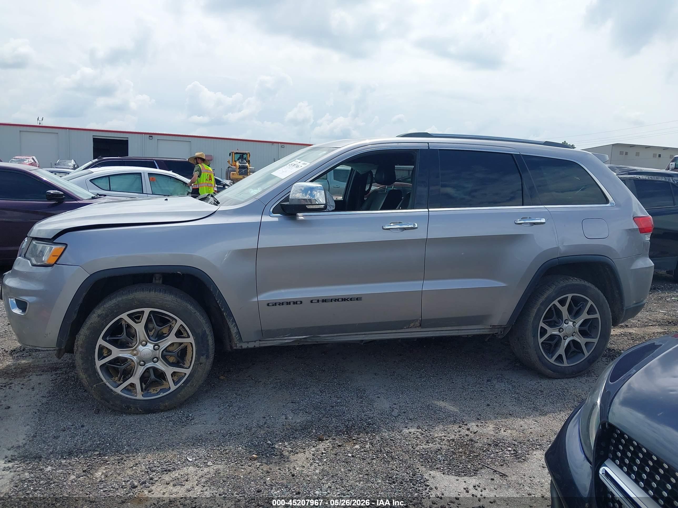 2019 Jeep Grand Cherokee Limited 4x4 Серый vin: 1C4RJFBG5KC741232