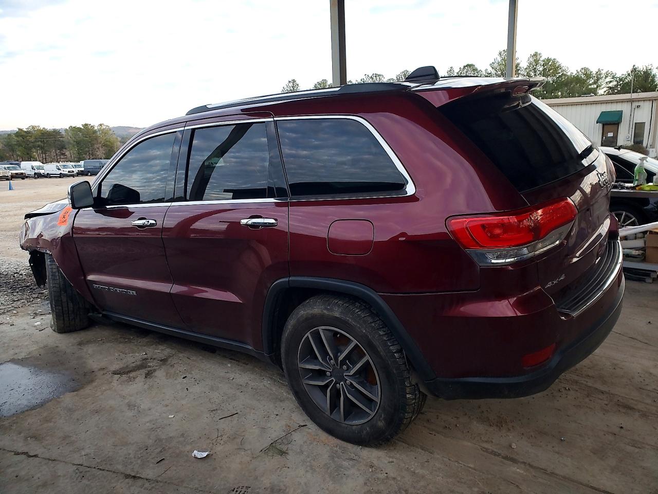 2019 Jeep Grand Cherokee Limited Maroon vin: 1C4RJFBG5KC799471