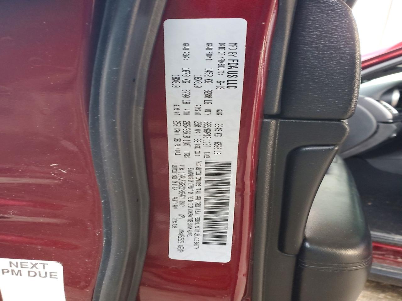 2019 Jeep Grand Cherokee Limited Maroon vin: 1C4RJFBG5KC799471