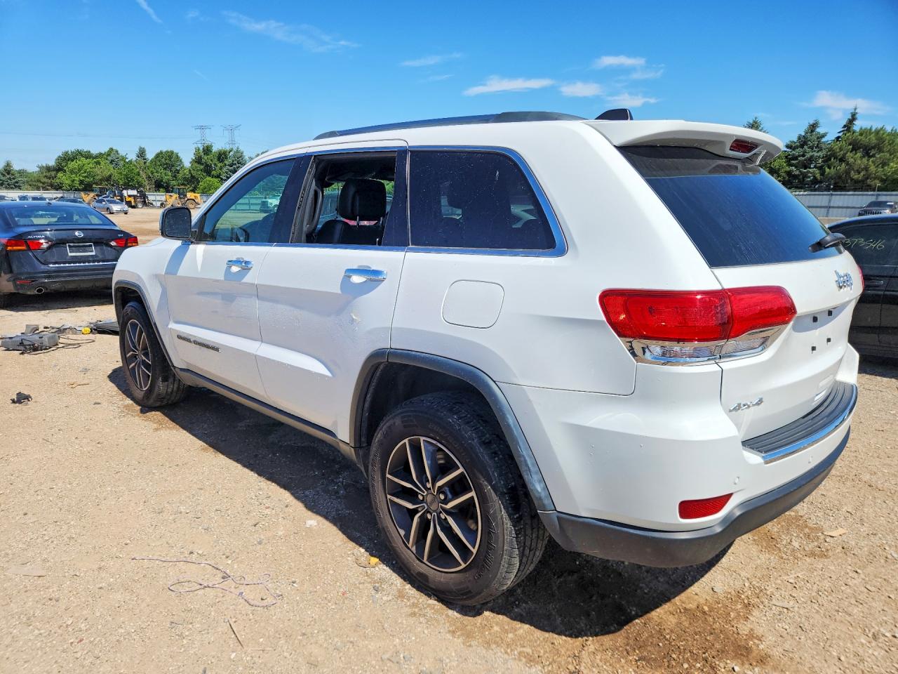 2019 Jeep Grand Cherokee Limited White vin: 1C4RJFBG5KC818567