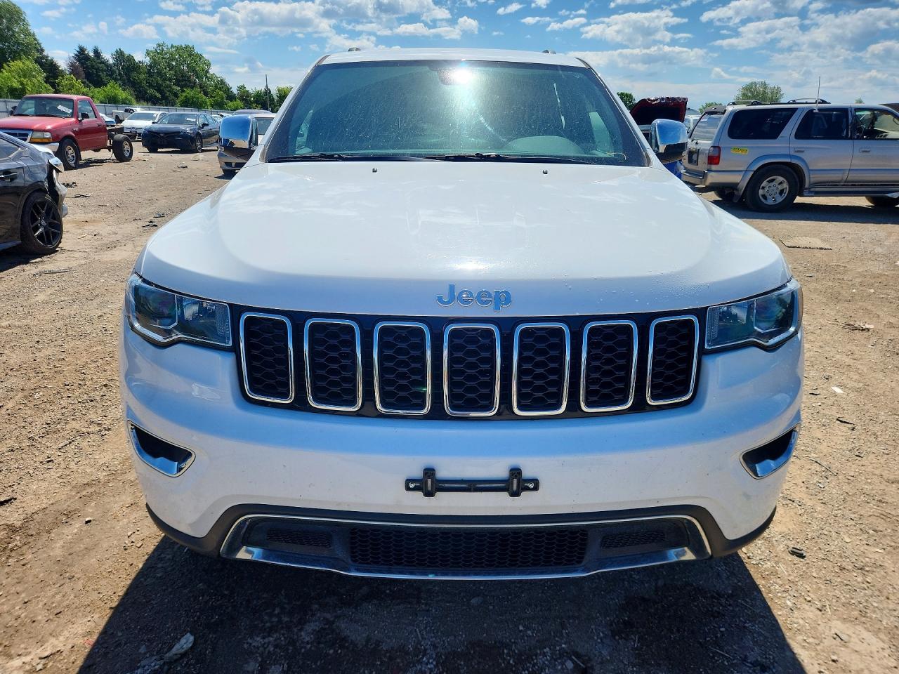 2019 Jeep Grand Cherokee Limited White vin: 1C4RJFBG5KC818567