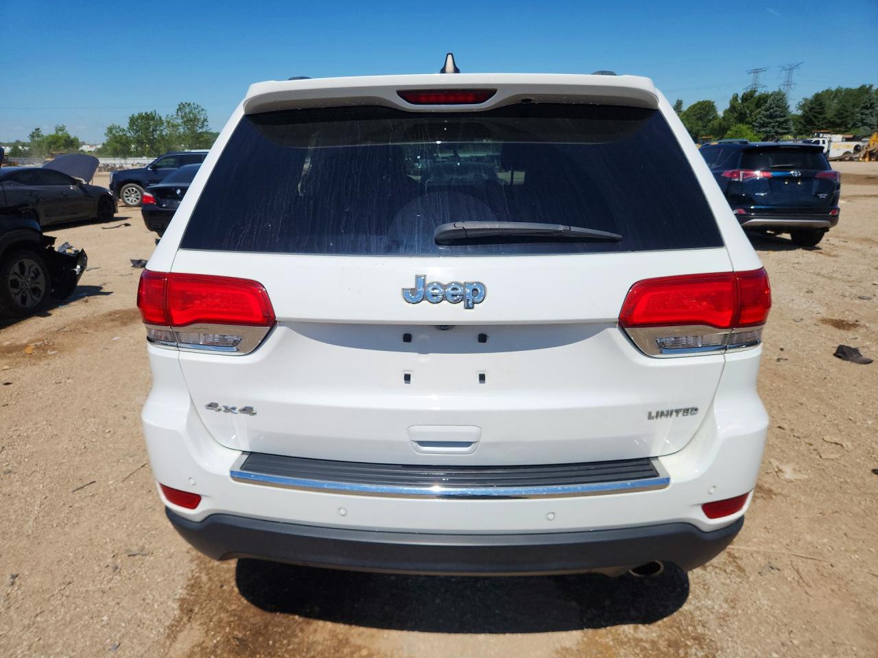 2019 Jeep Grand Cherokee Limited White vin: 1C4RJFBG5KC818567