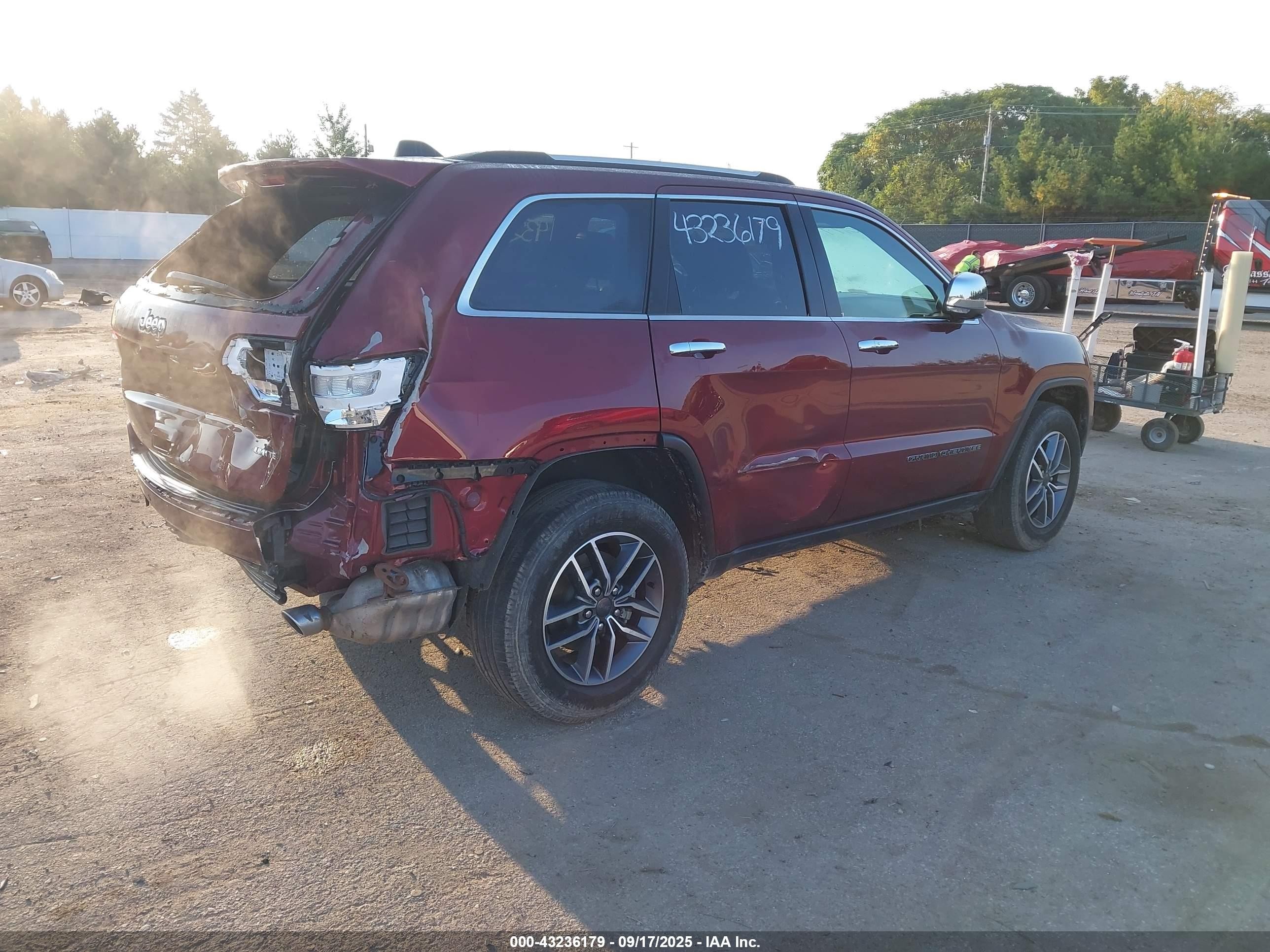 2021 Jeep Grand Cherokee Limited 4x4 Красный vin: 1C4RJFBG5MC546203