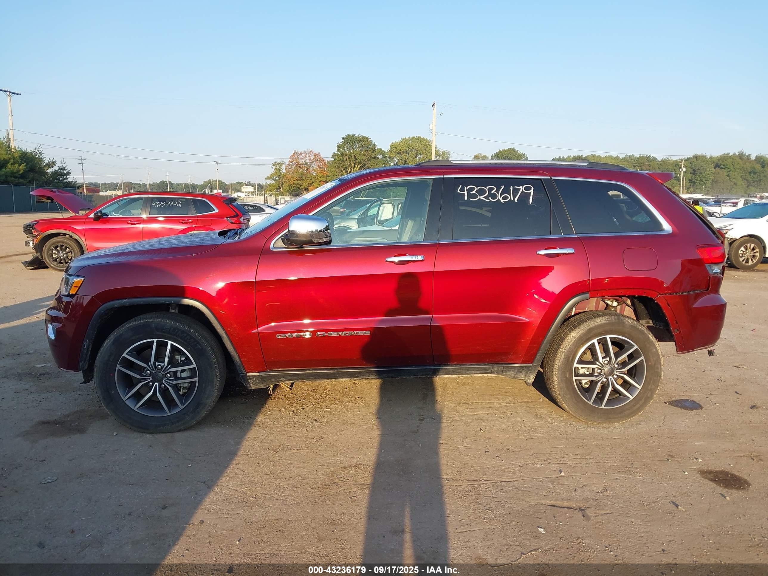 2021 Jeep Grand Cherokee Limited 4x4 Красный vin: 1C4RJFBG5MC546203