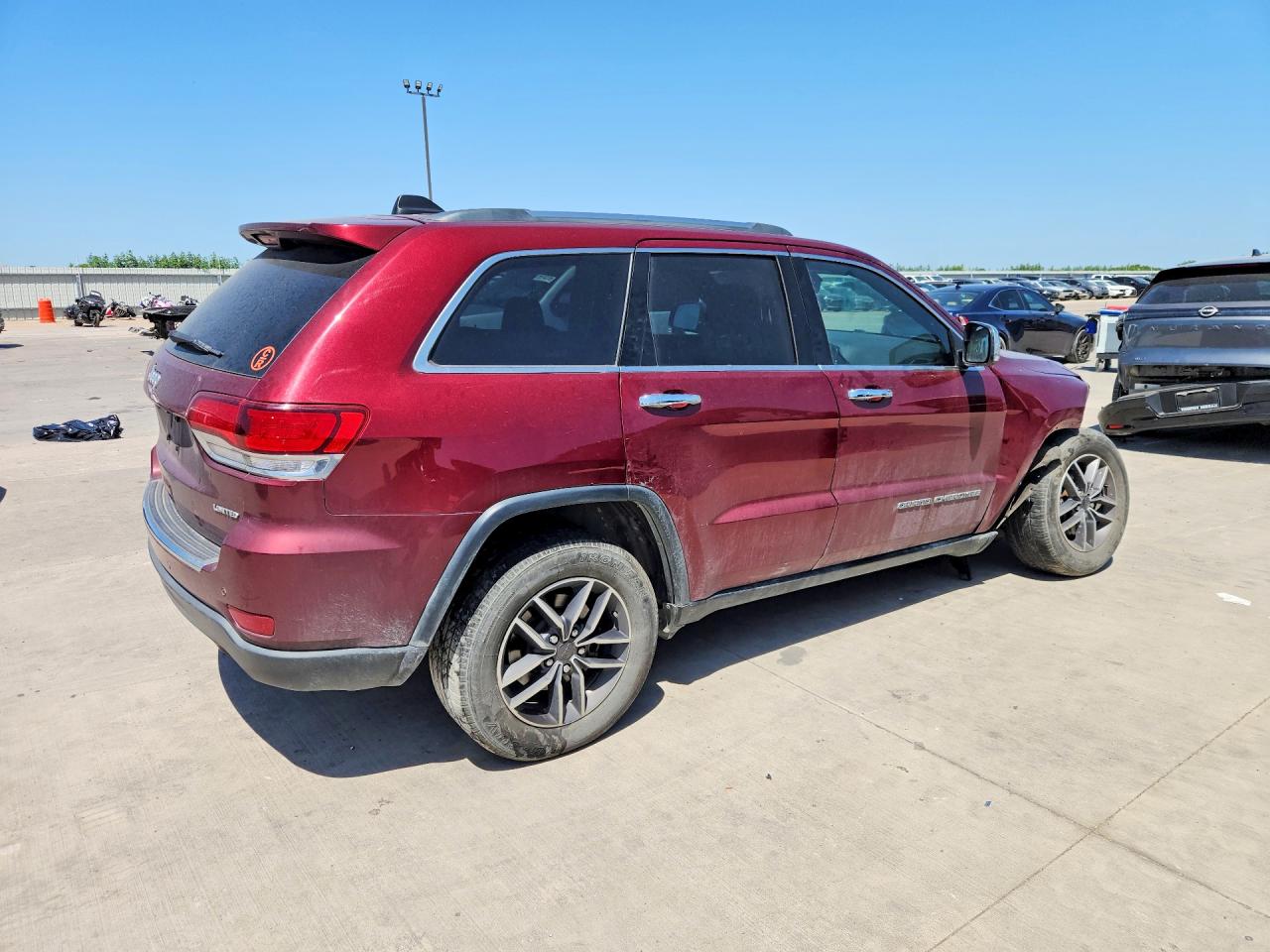 2021 Jeep Grand Cherokee Limited Burgundy vin: 1C4RJFBG5MC549828