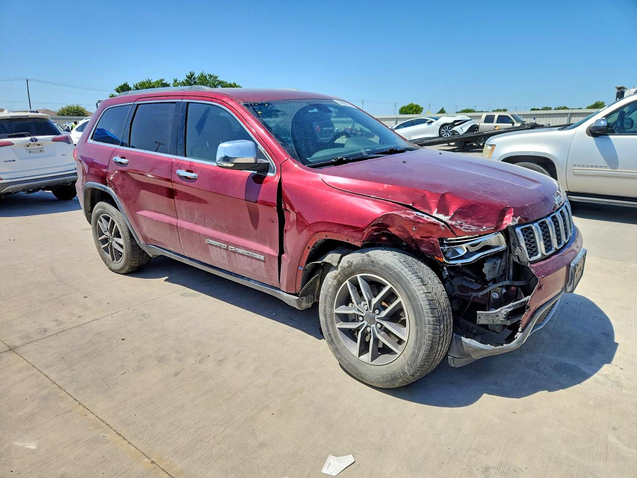 2021 Jeep Grand Cherokee Limited Burgundy vin: 1C4RJFBG5MC549828