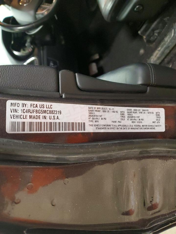 2021 Jeep Grand Cherokee Limited Gray vin: 1C4RJFBG5MC882319