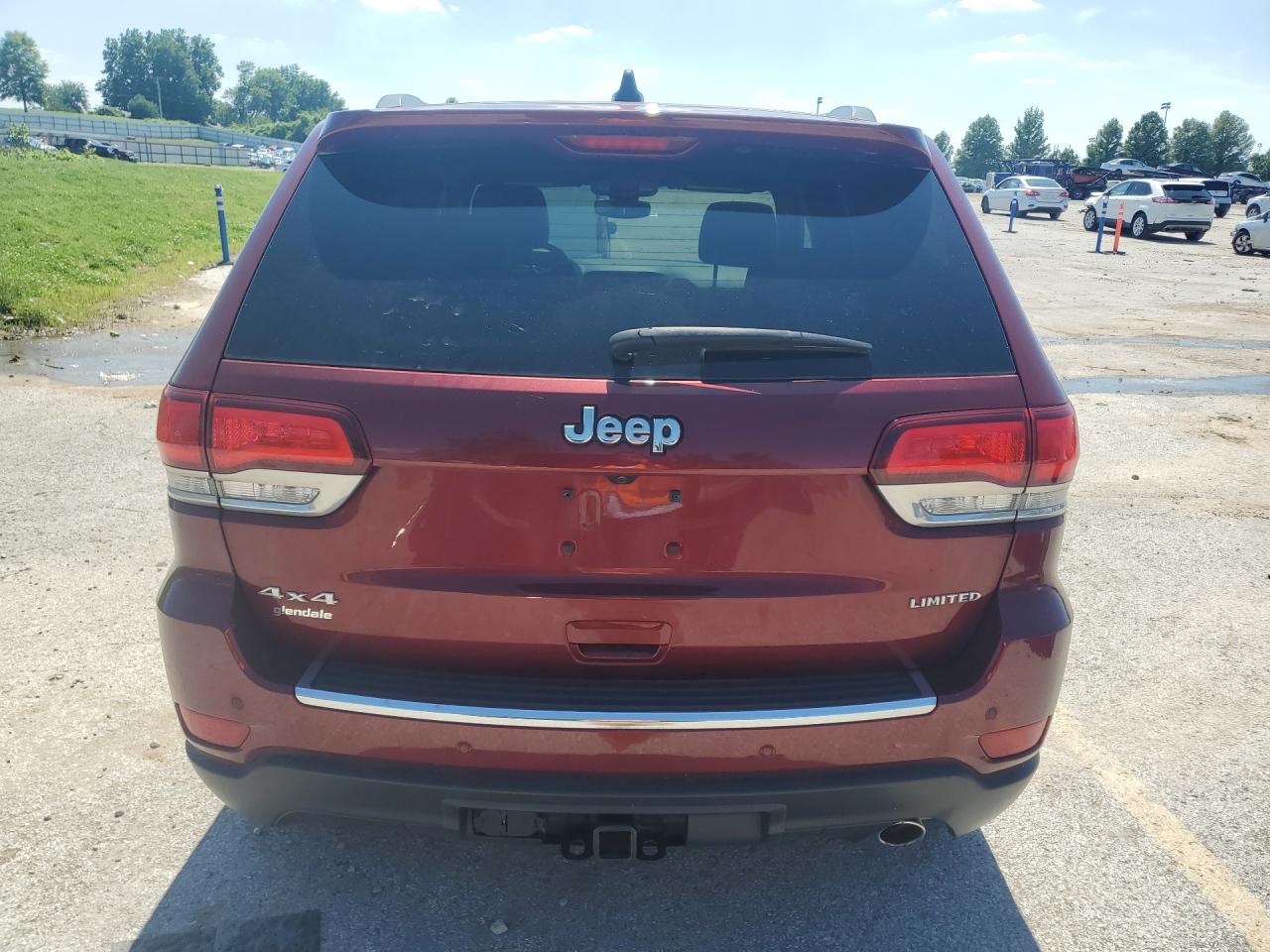 2022 Jeep Grand Cherokee Limited Burgundy vin: 1C4RJFBG5NC121579 Damage: Lift Gate, Multiple Scratches Light, 3