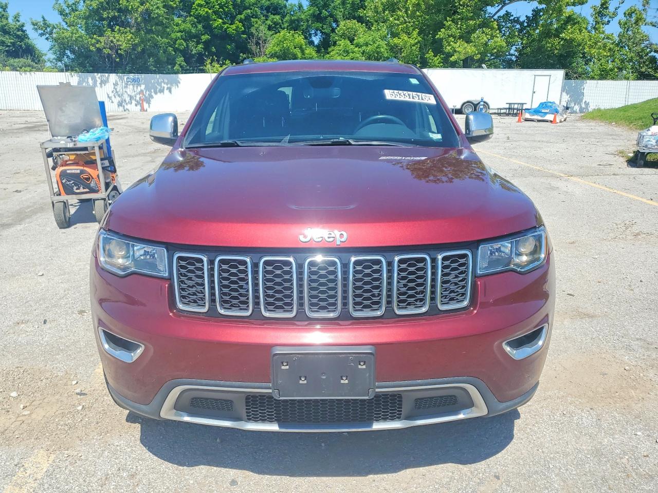 2022 Jeep Grand Cherokee Limited Burgundy vin: 1C4RJFBG5NC121579