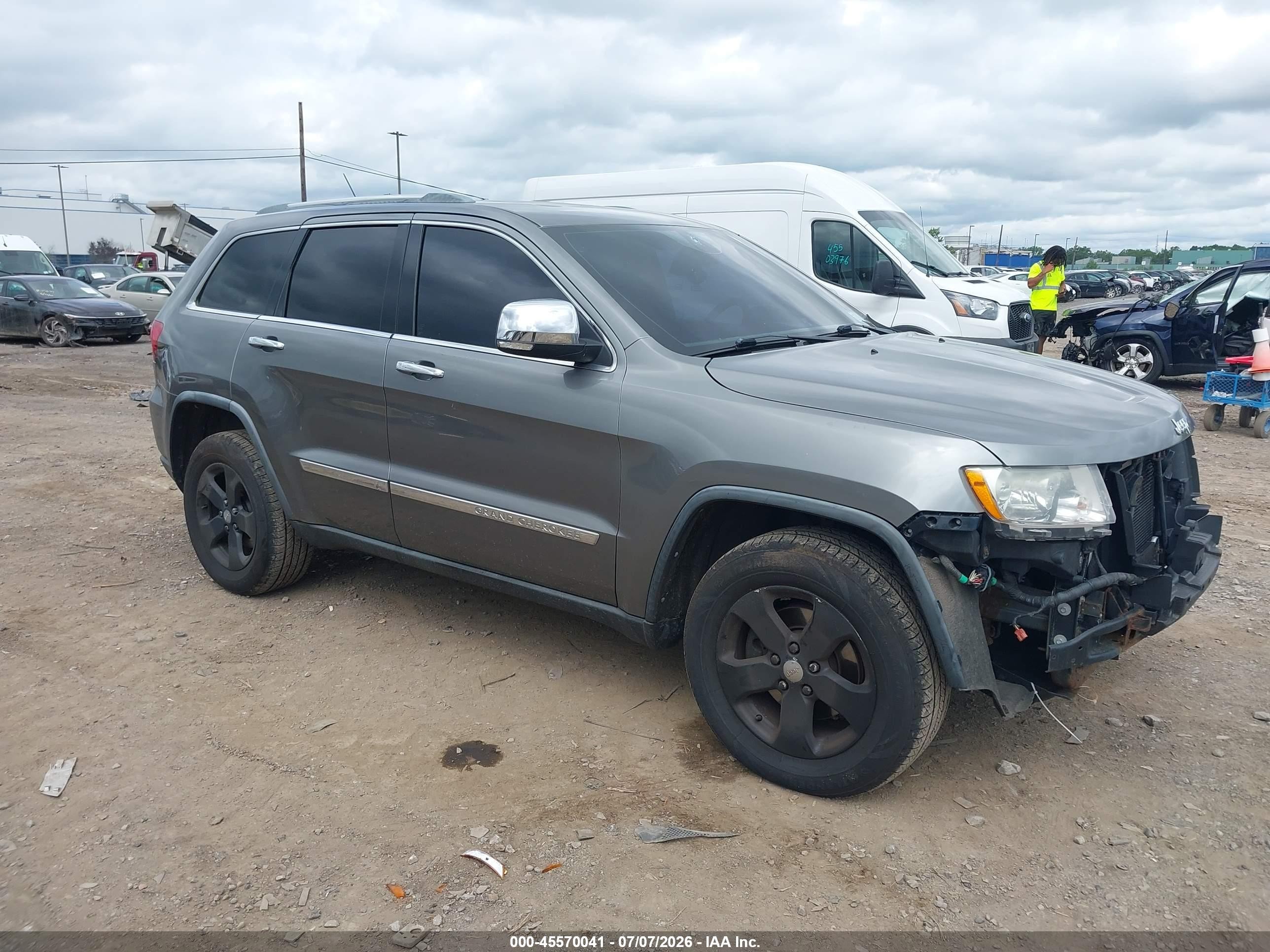 2012 Jeep Grand Cherokee Limited Серый vin: 1C4RJFBG6CC140509