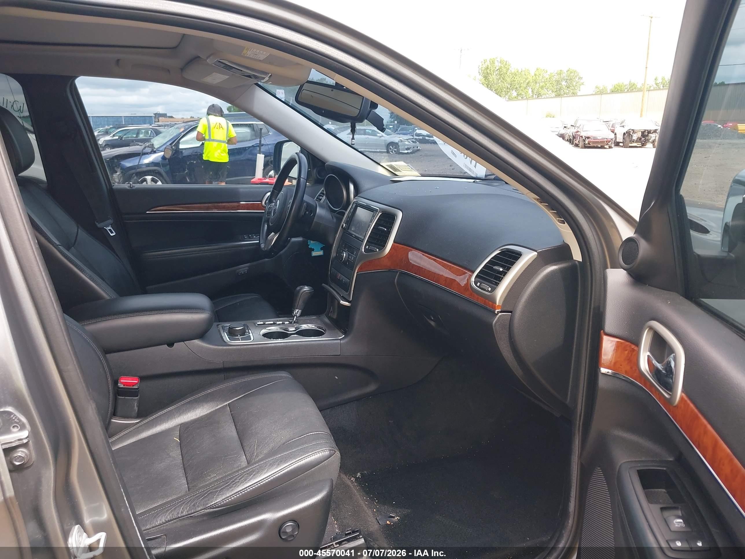 2012 Jeep Grand Cherokee Limited Серый vin: 1C4RJFBG6CC140509