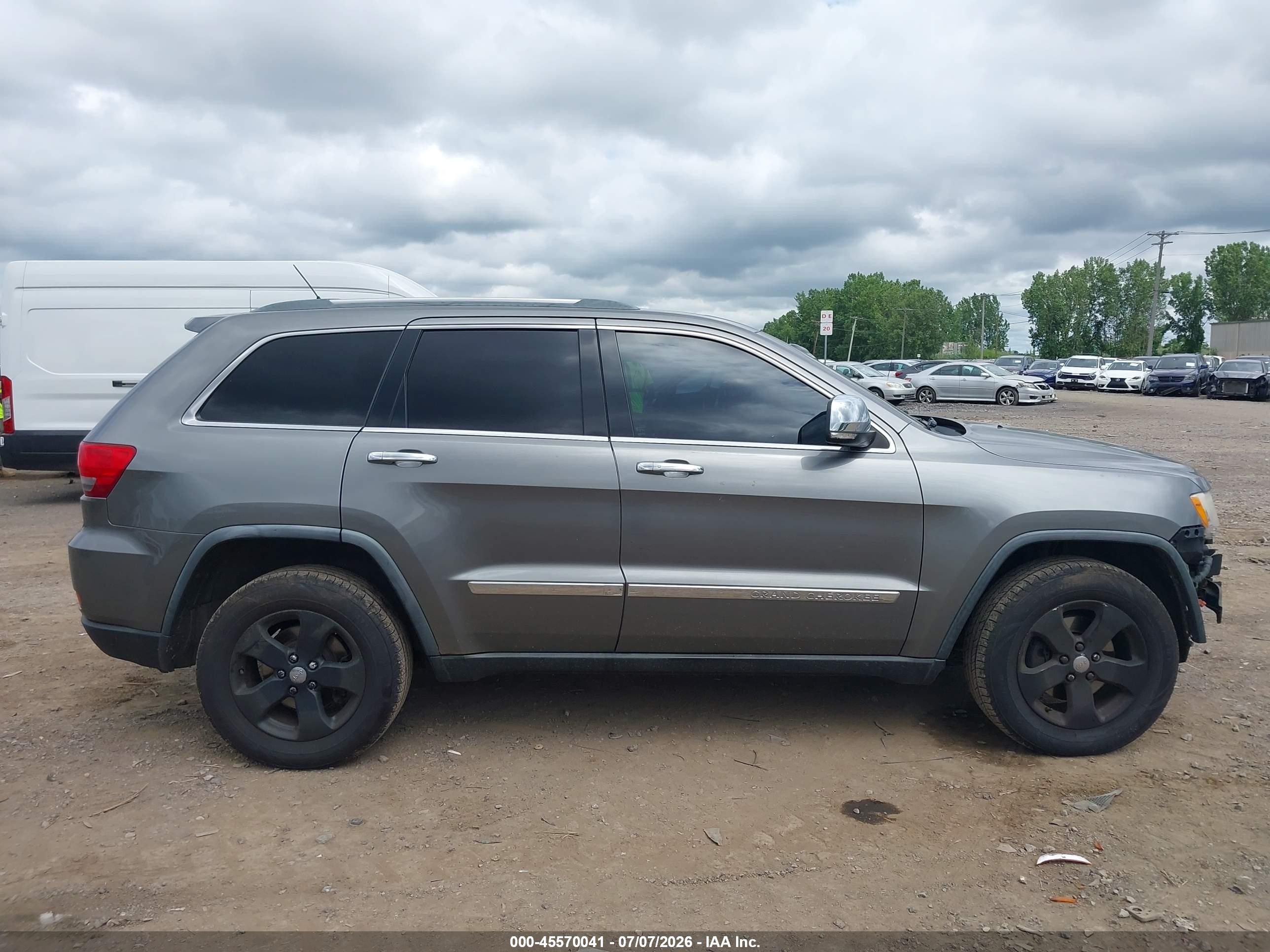 2012 Jeep Grand Cherokee Limited Серый vin: 1C4RJFBG6CC140509
