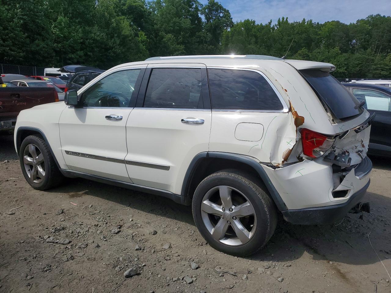 2012 Jeep Grand Cherokee Limited White vin: 1C4RJFBG6CC219825