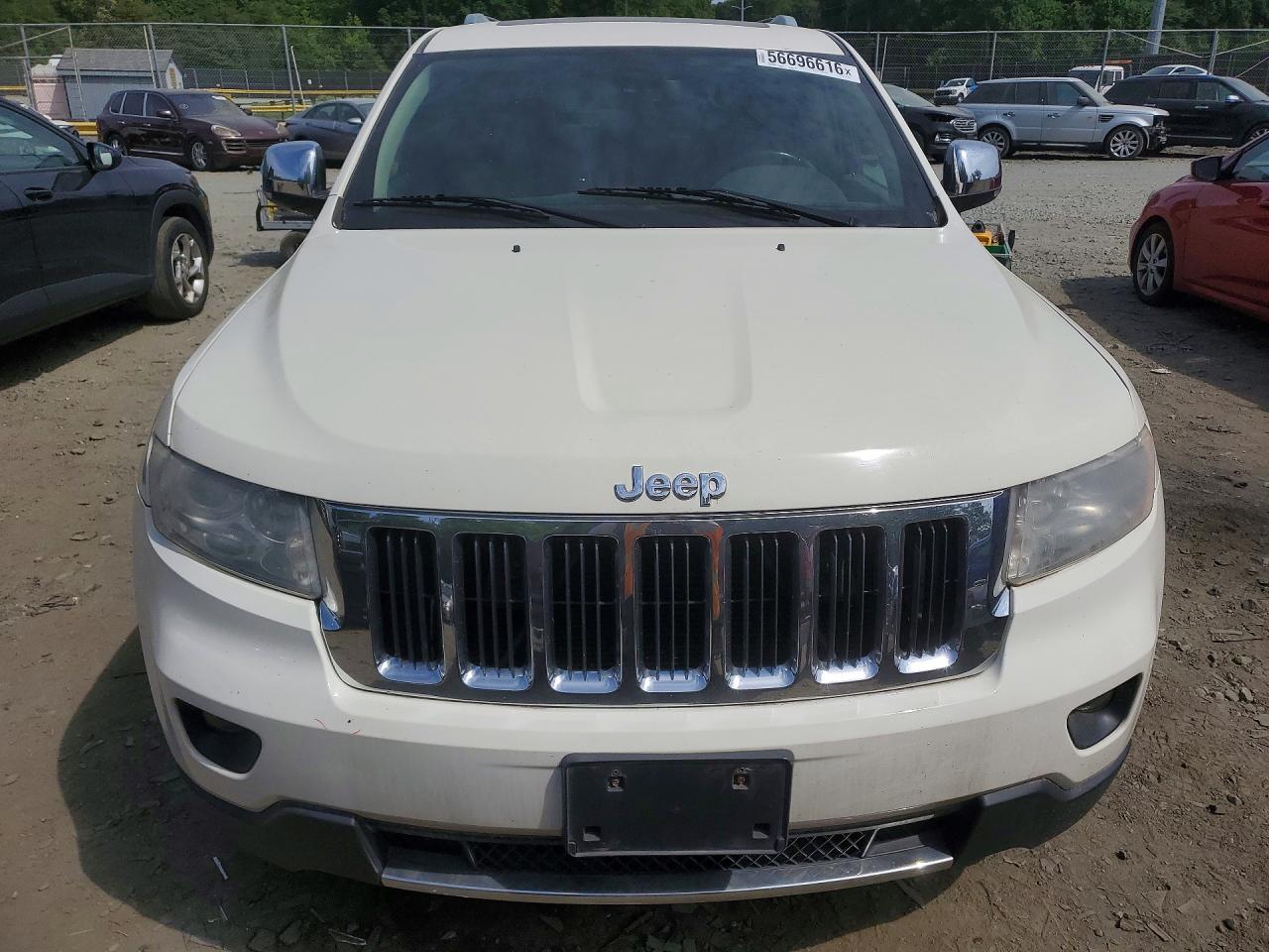 2012 Jeep Grand Cherokee Limited White vin: 1C4RJFBG6CC219825