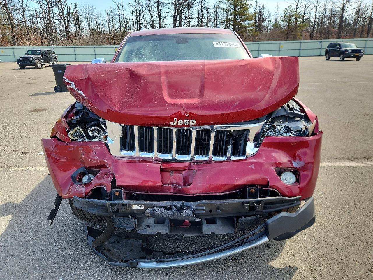2013 Jeep Grand Cherokee Limited Red vin: 1C4RJFBG6DC510939