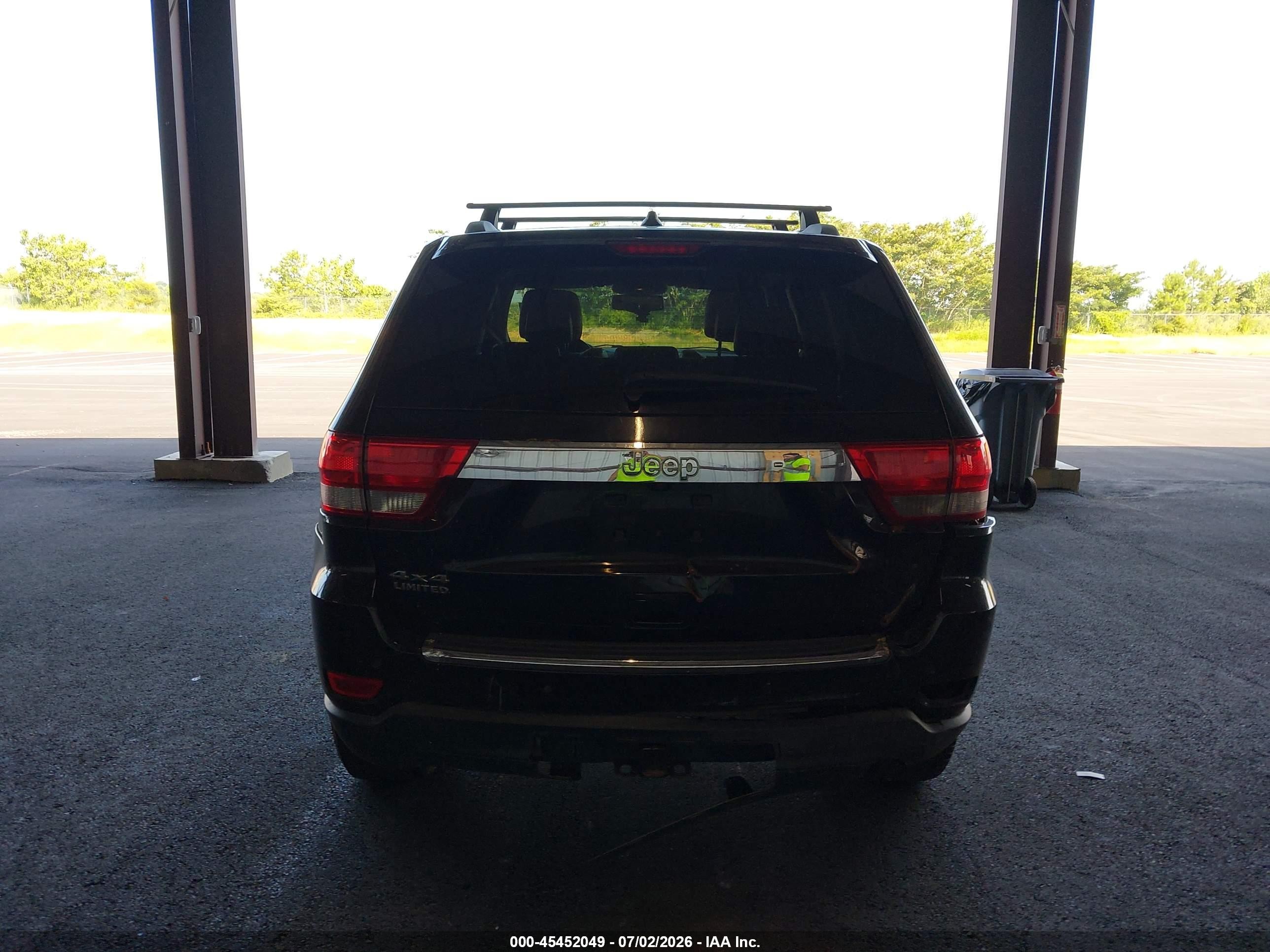 2013 Jeep Grand Cherokee Limited Black vin: 1C4RJFBG6DC560062