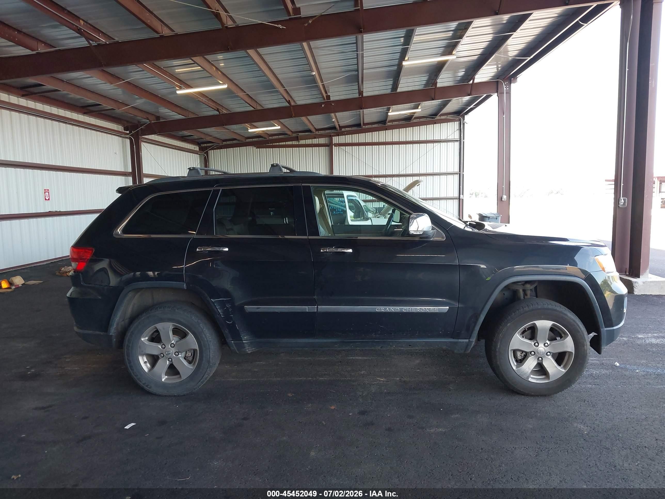 2013 Jeep Grand Cherokee Limited Black vin: 1C4RJFBG6DC560062