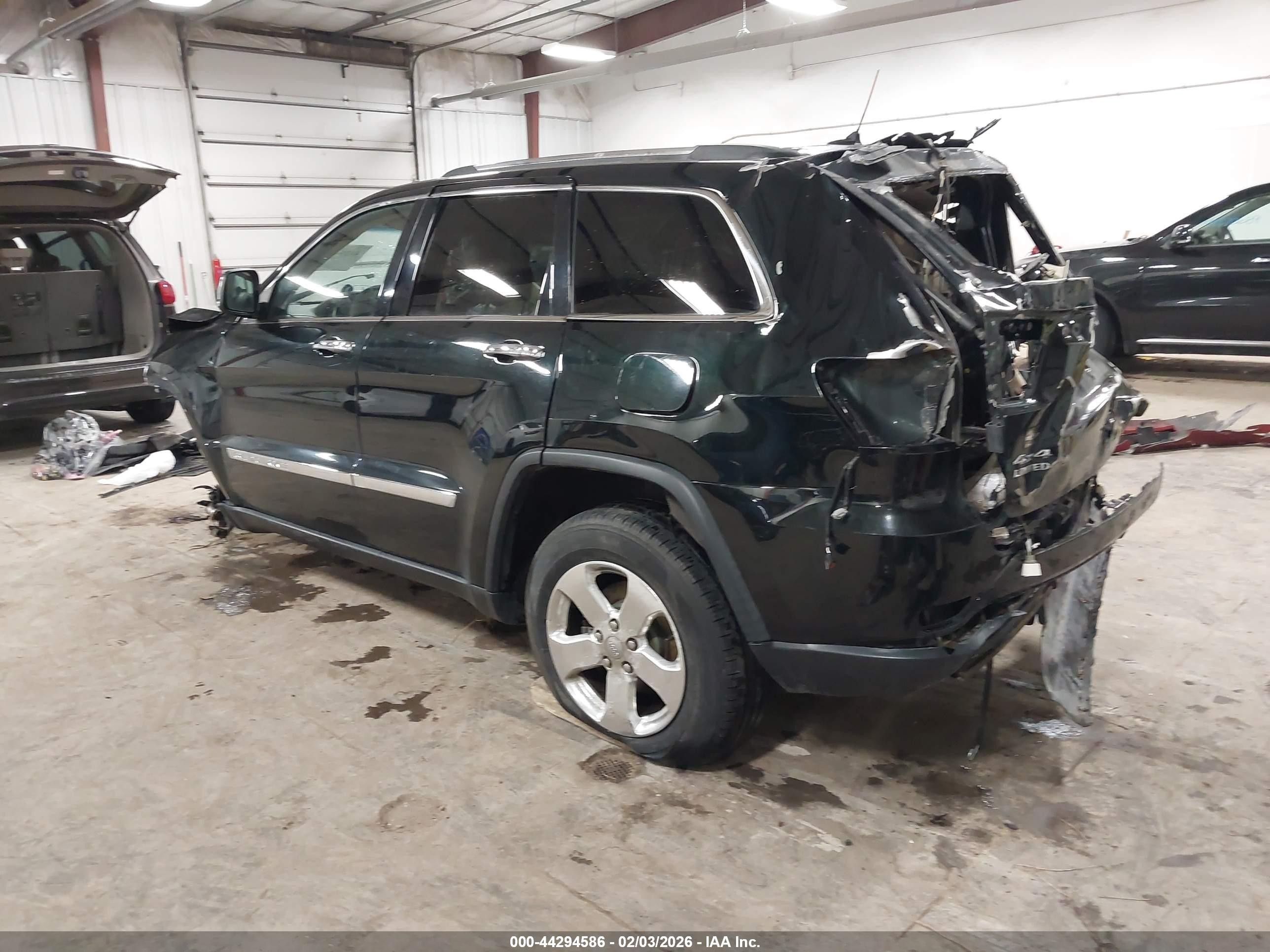 2013 Jeep Grand Cherokee Limited Black vin: 1C4RJFBG6DC627002