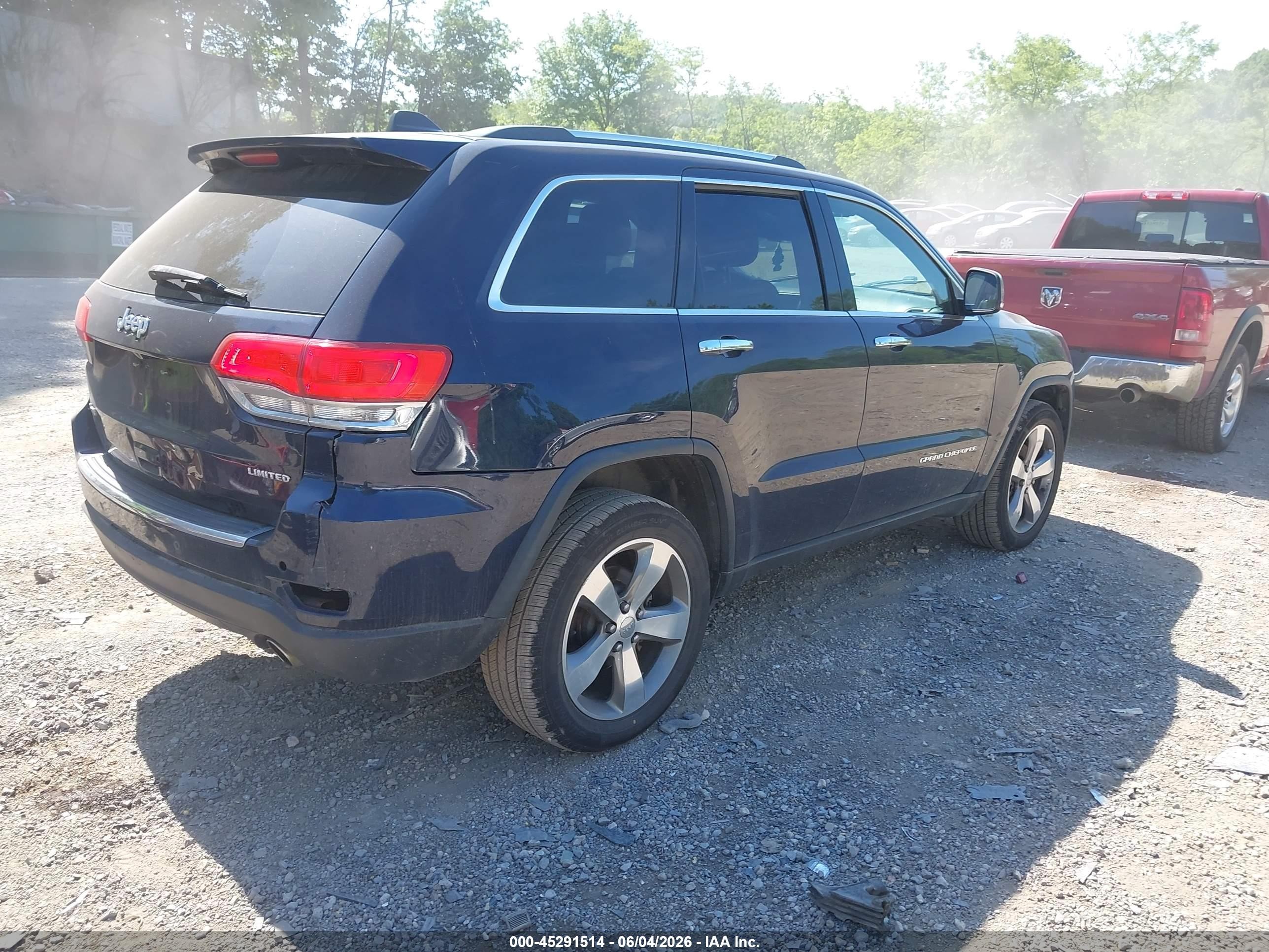 2014 Jeep Grand Cherokee Limited Black vin: 1C4RJFBG6EC102393