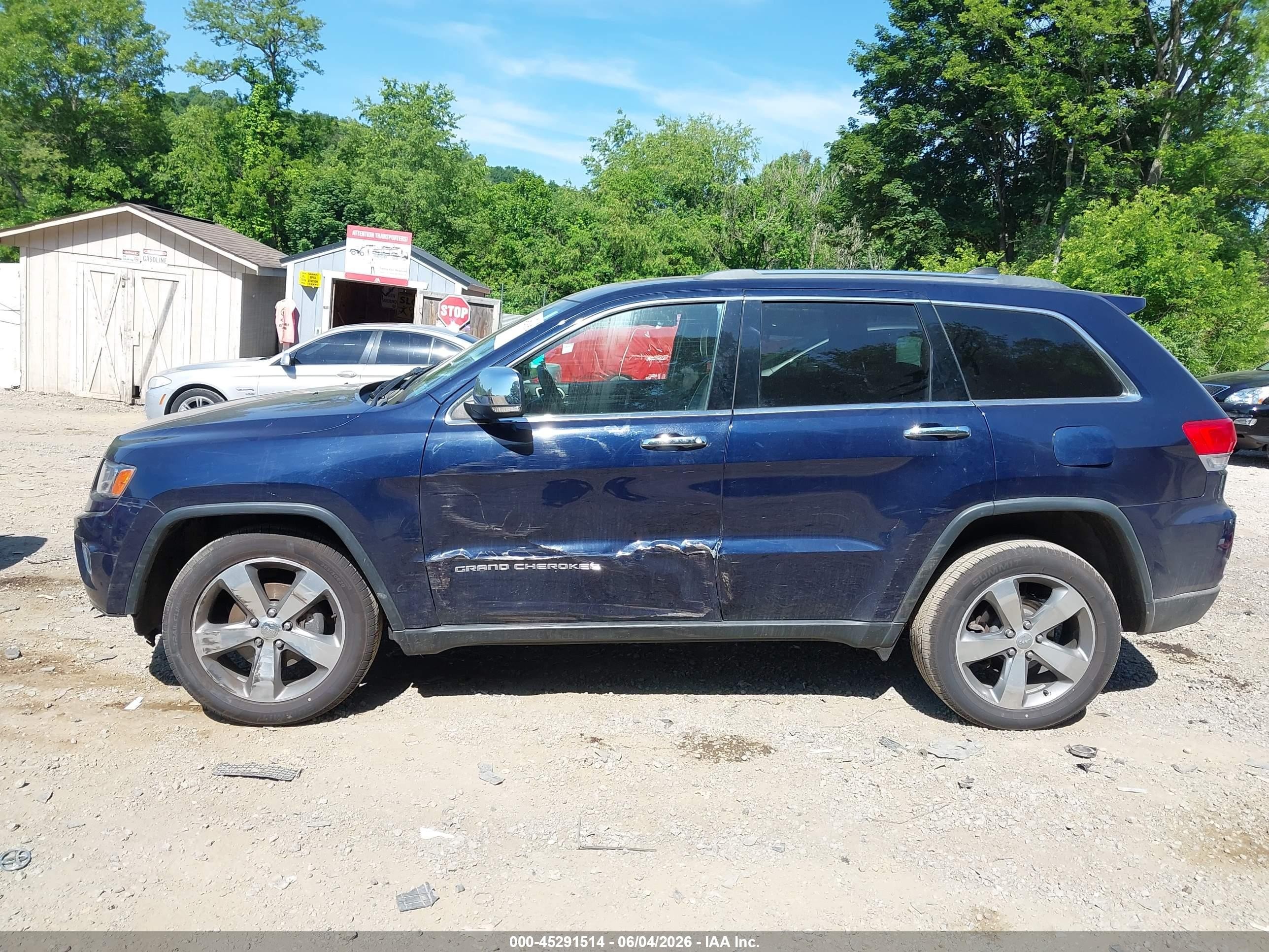 2014 Jeep Grand Cherokee Limited Black vin: 1C4RJFBG6EC102393