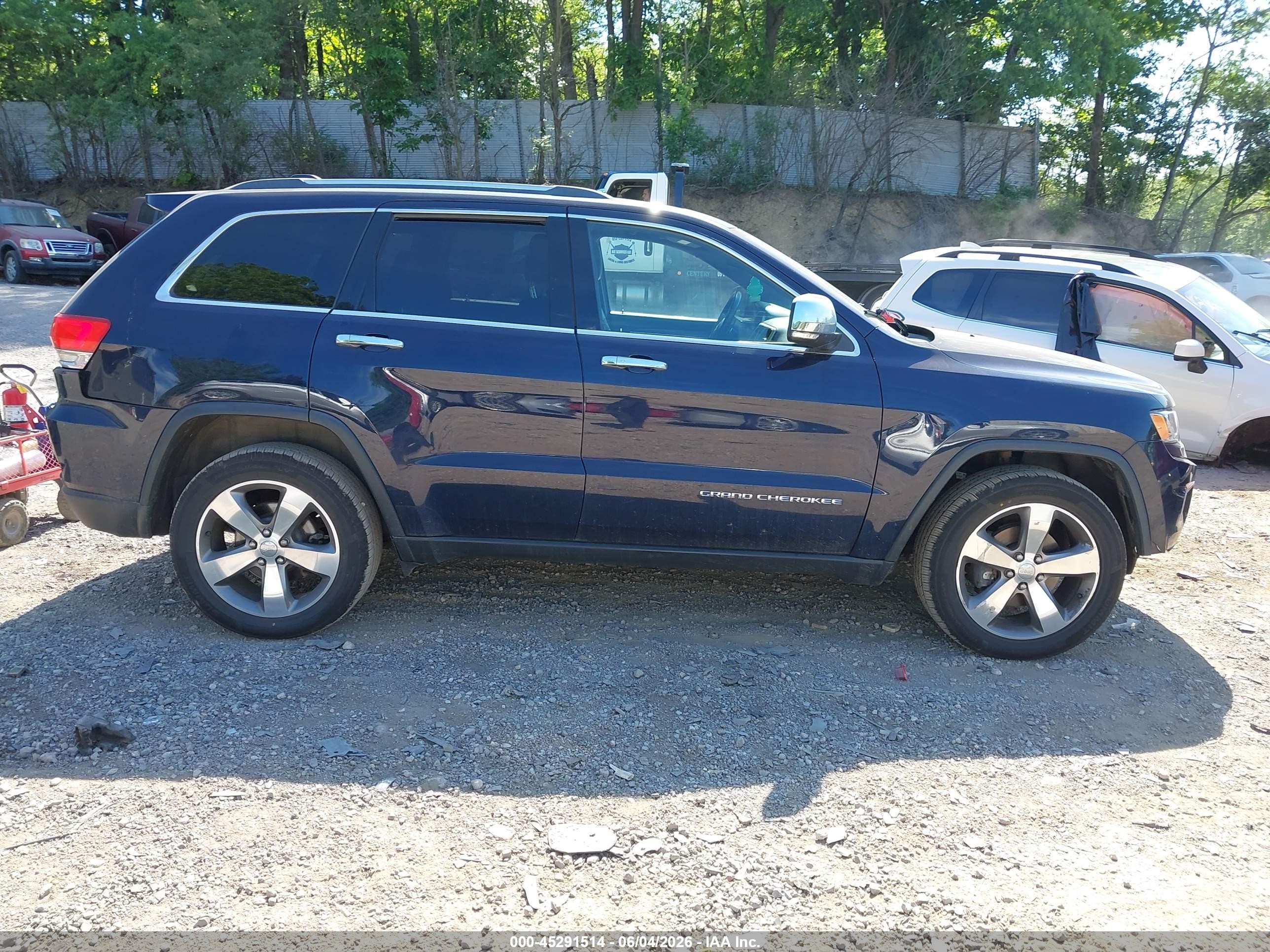 2014 Jeep Grand Cherokee Limited Black vin: 1C4RJFBG6EC102393