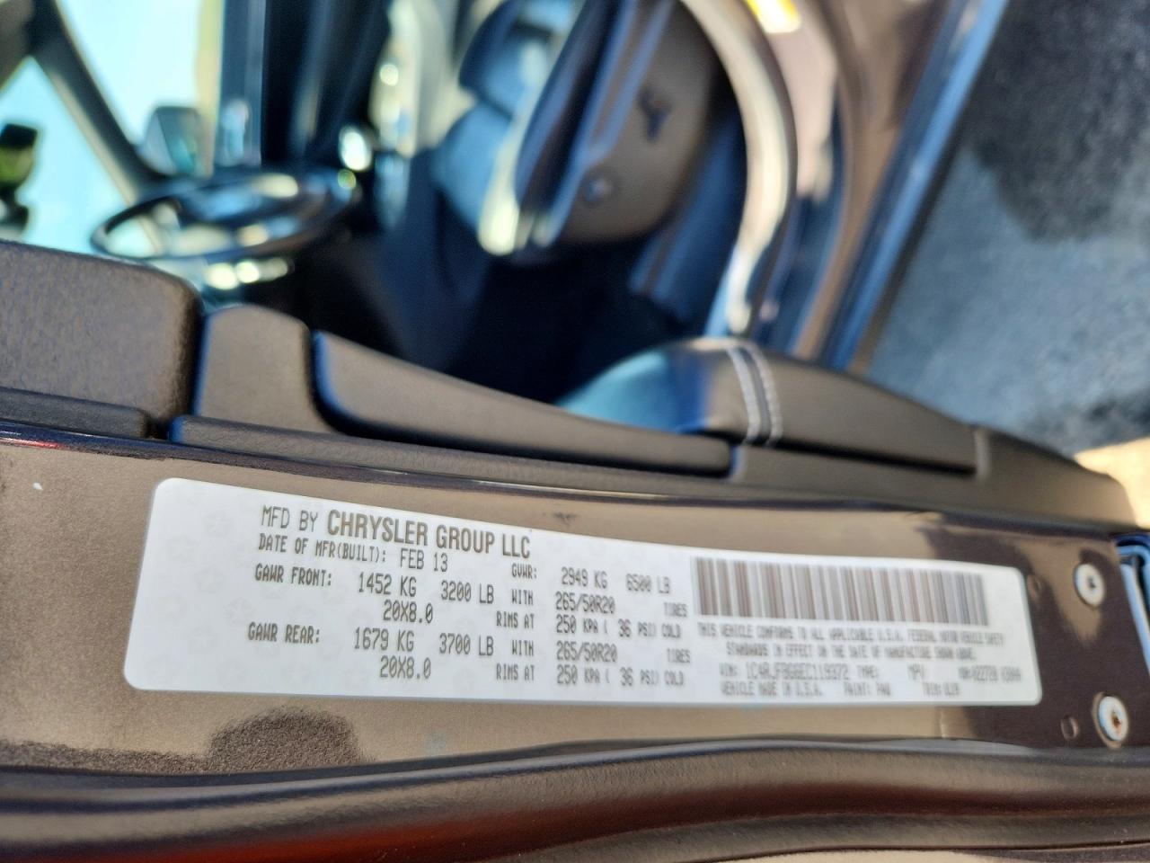 2014 Jeep Grand Cherokee Limited Charcoal vin: 1C4RJFBG6EC119372