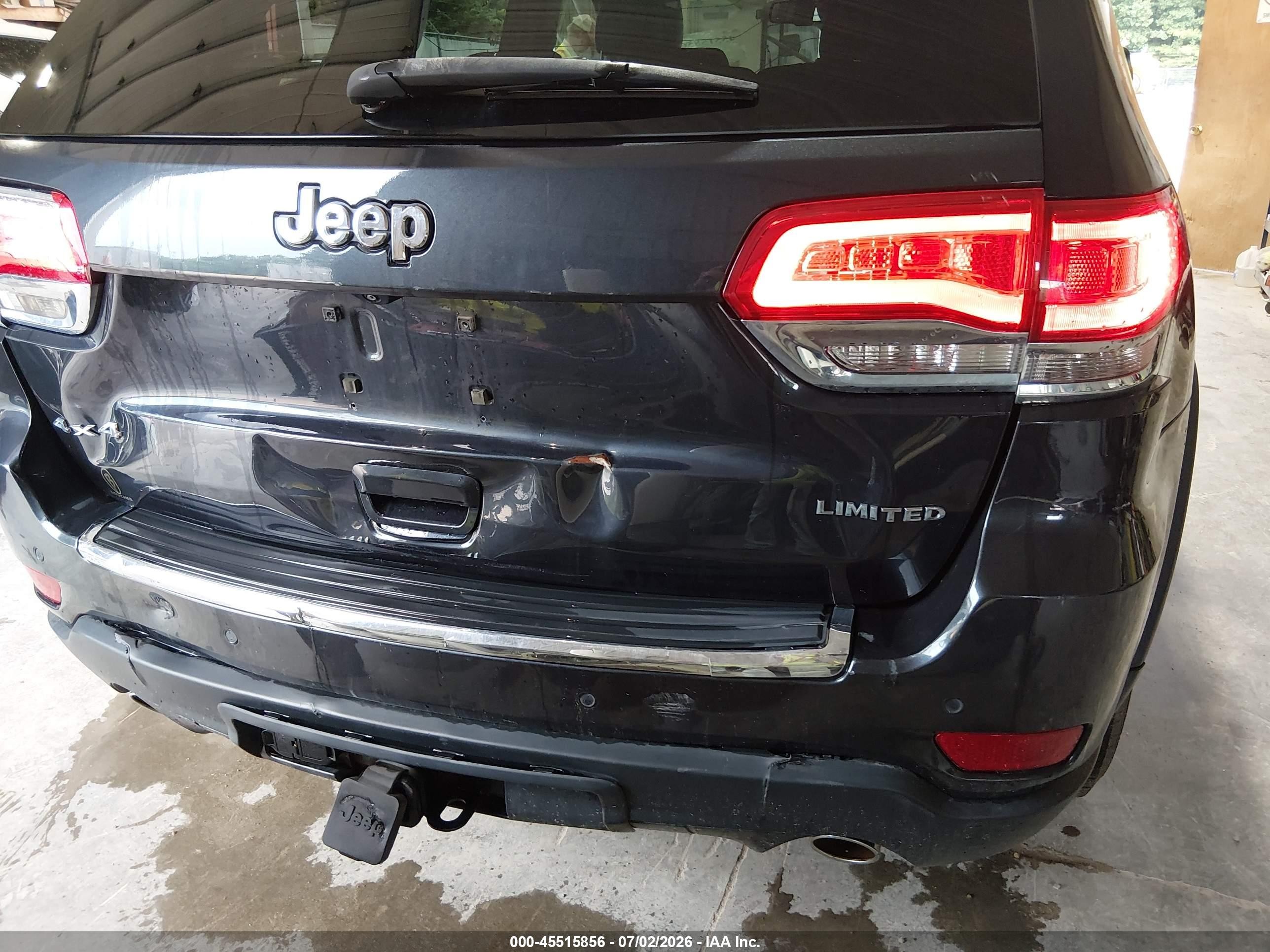 2014 Jeep Grand Cherokee Limited Blue vin: 1C4RJFBG6EC189857