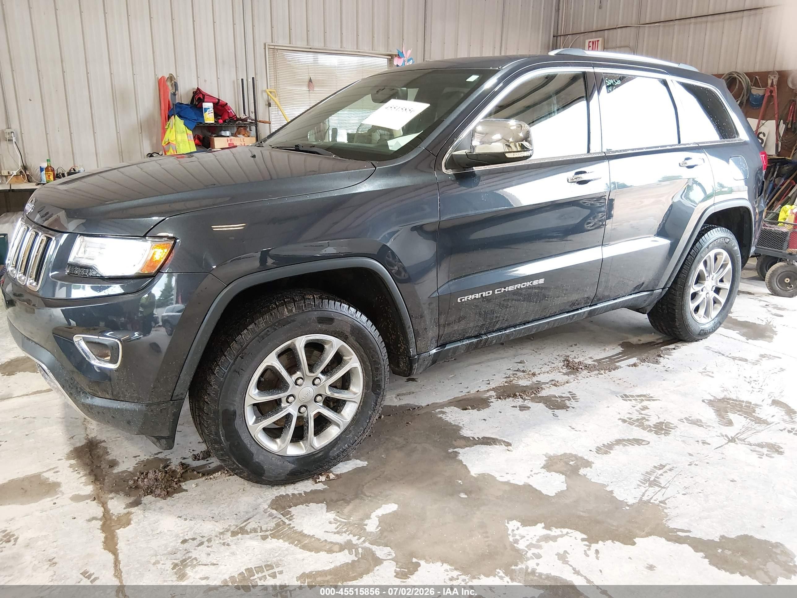 2014 Jeep Grand Cherokee Limited Blue vin: 1C4RJFBG6EC189857