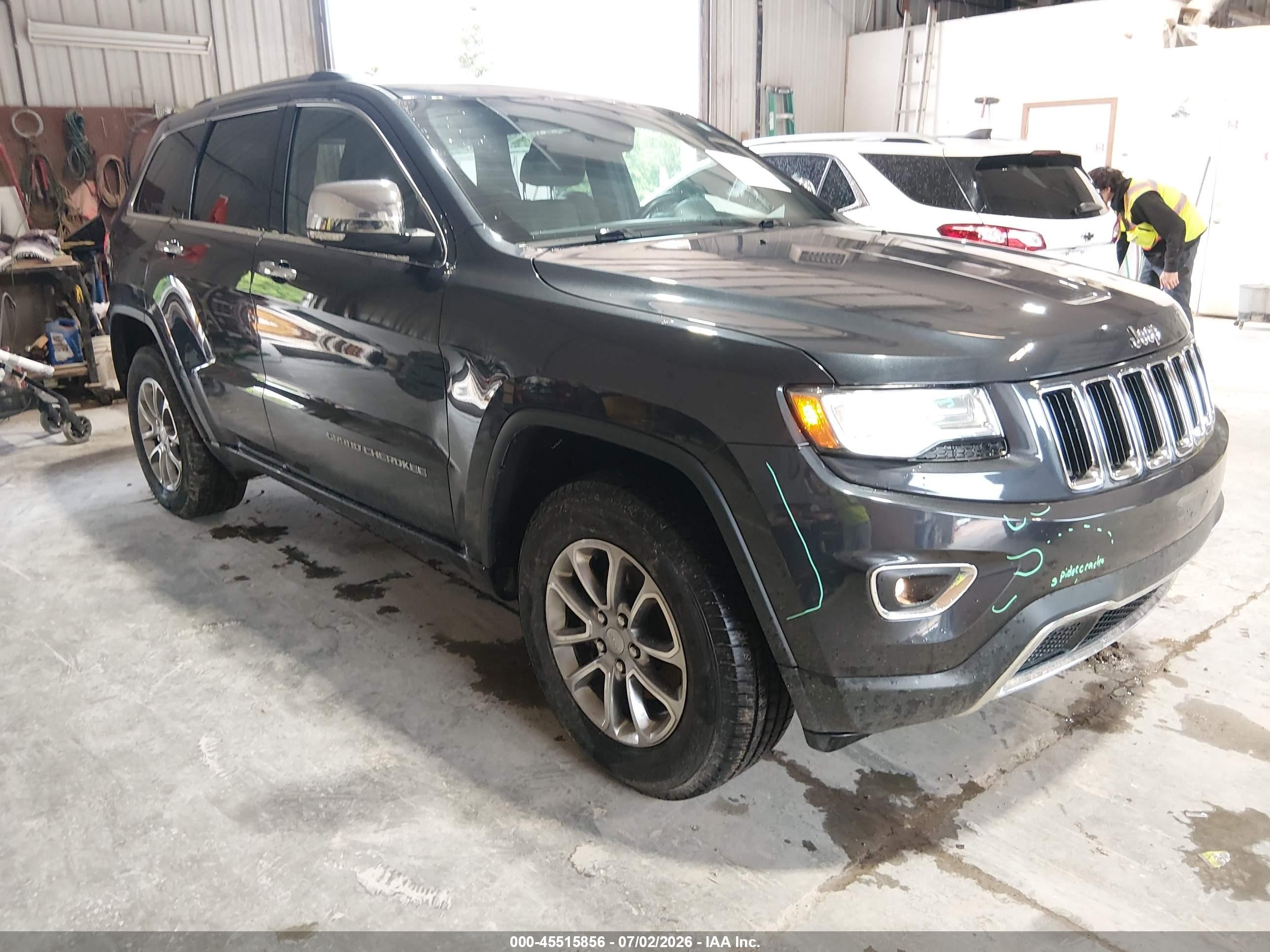 2014 Jeep Grand Cherokee Limited Blue vin: 1C4RJFBG6EC189857