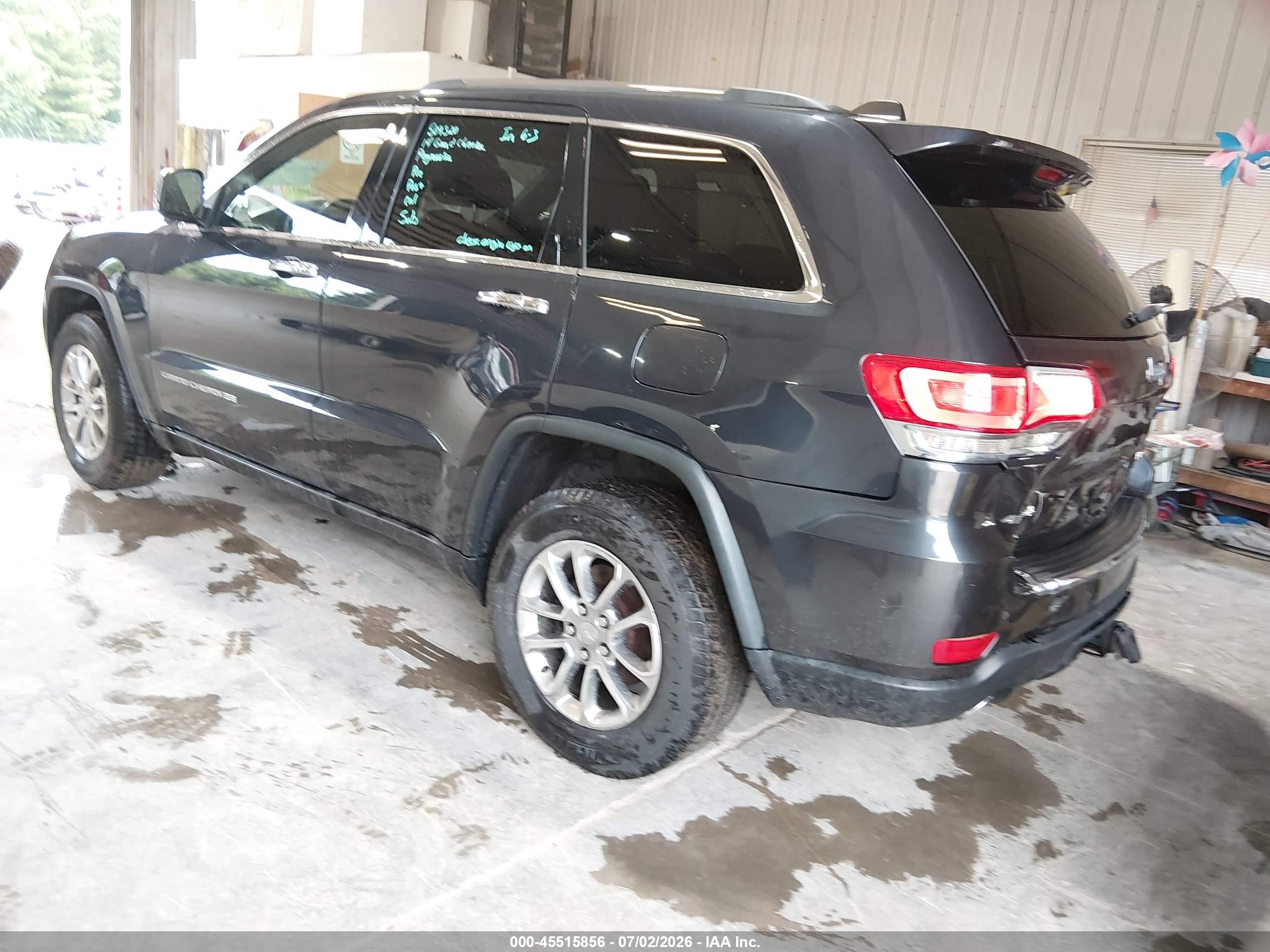 2014 Jeep Grand Cherokee Limited Blue vin: 1C4RJFBG6EC189857