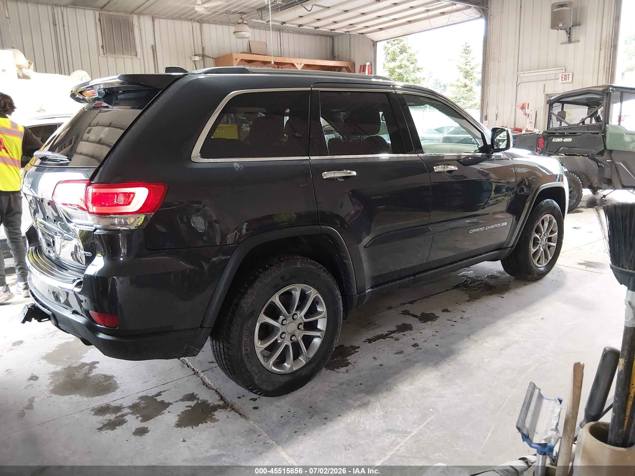 2014 Jeep Grand Cherokee Limited Blue vin: 1C4RJFBG6EC189857