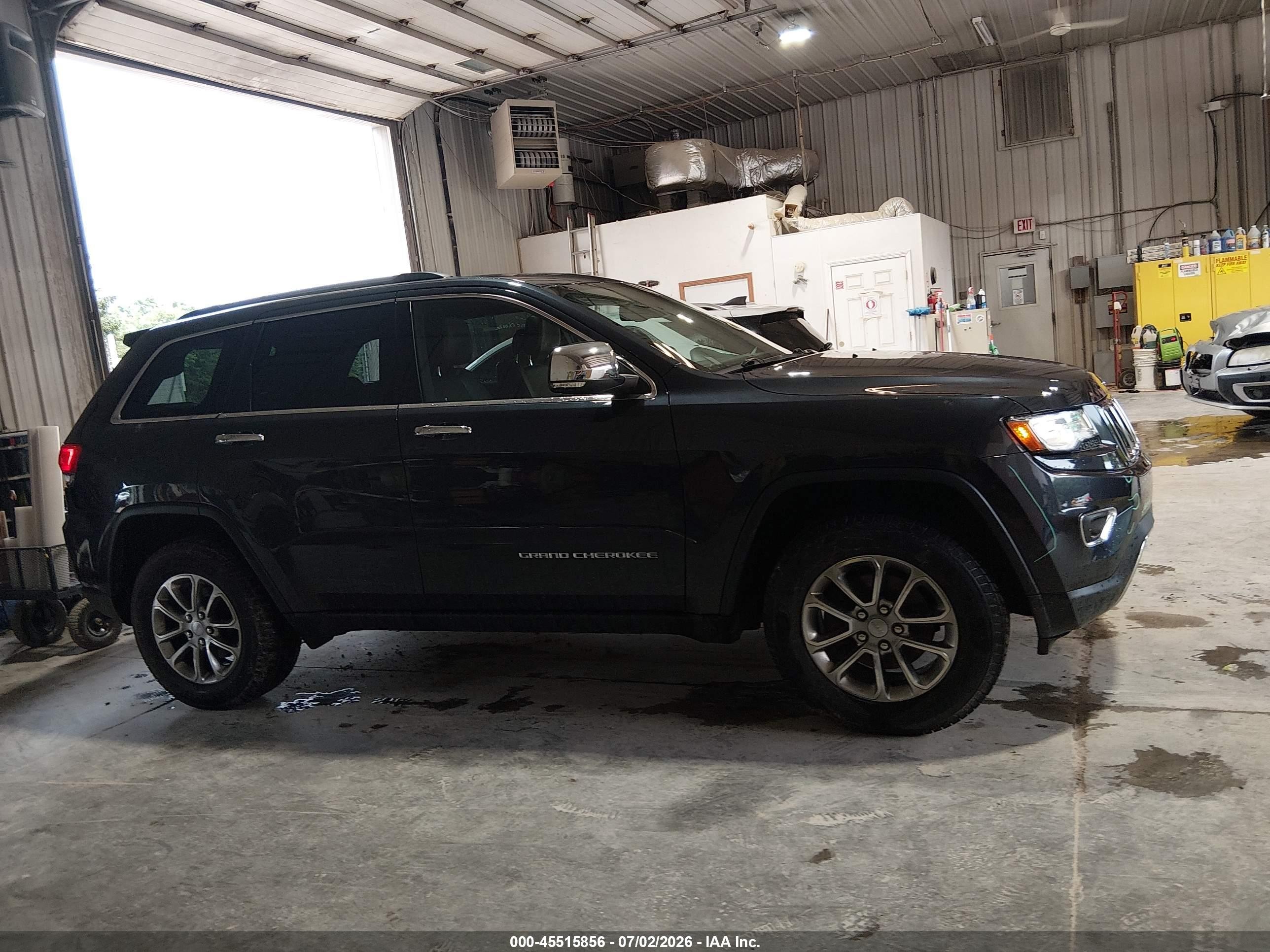 2014 Jeep Grand Cherokee Limited Blue vin: 1C4RJFBG6EC189857