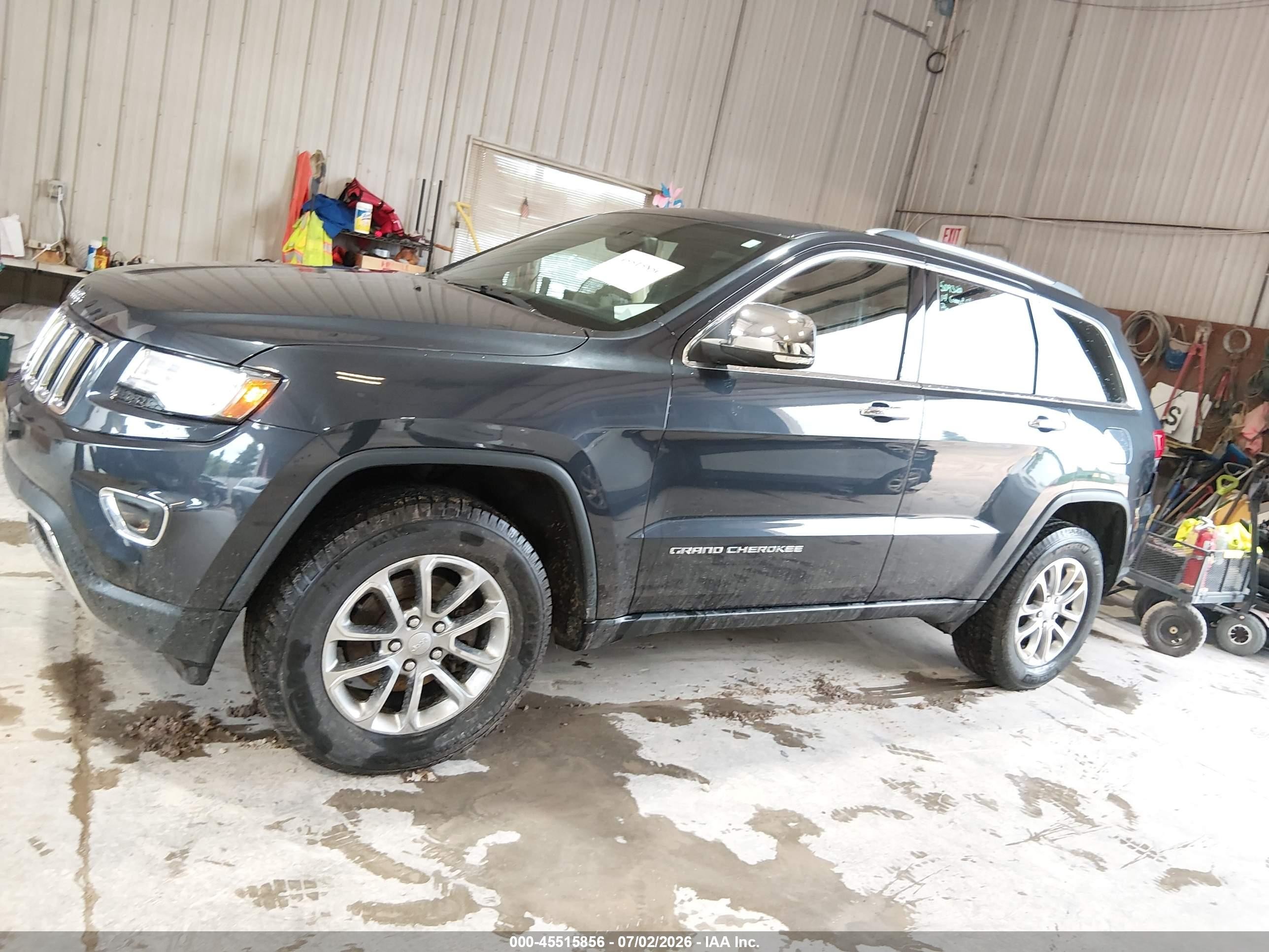 2014 Jeep Grand Cherokee Limited Blue vin: 1C4RJFBG6EC189857