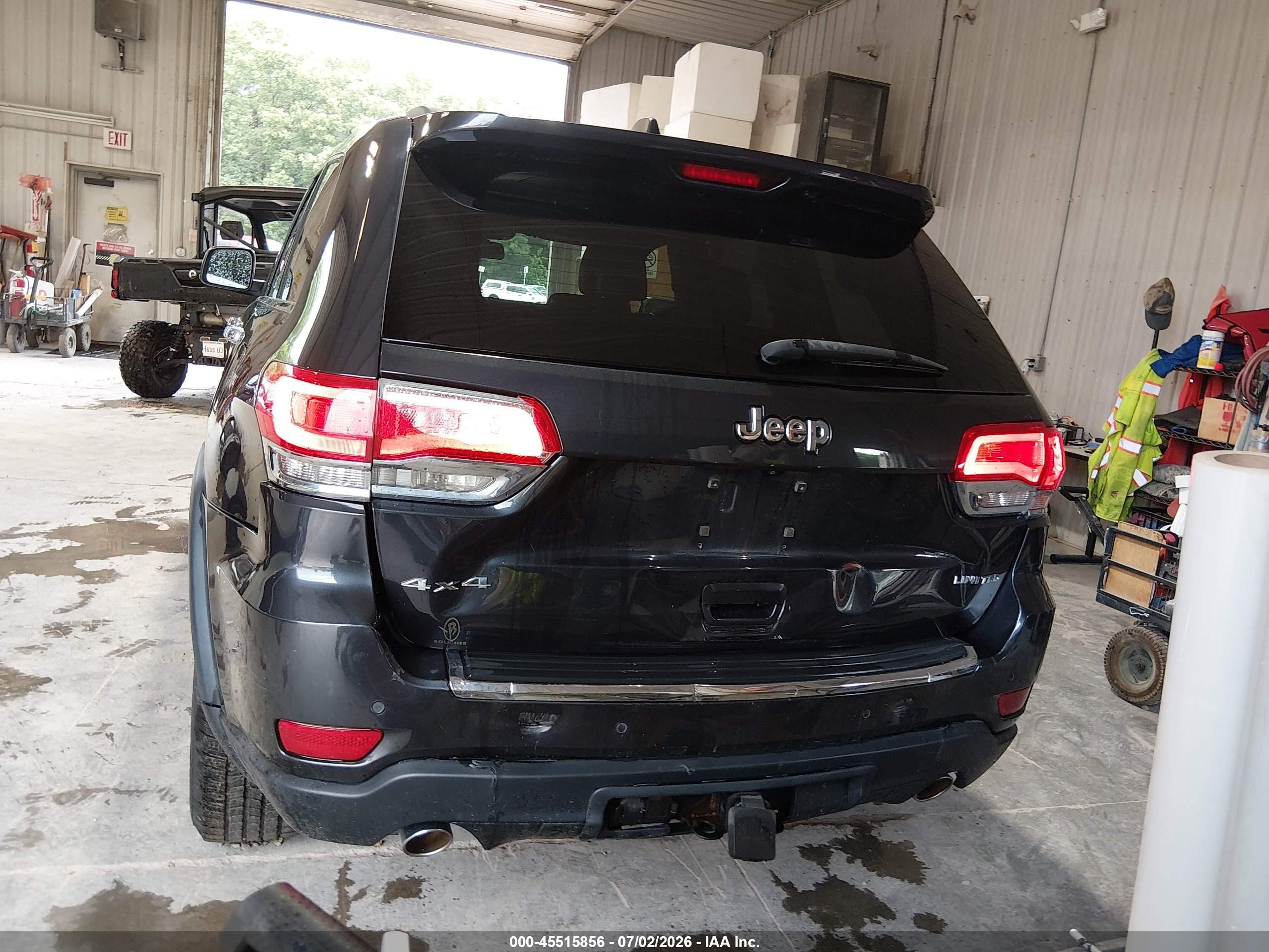 2014 Jeep Grand Cherokee Limited Blue vin: 1C4RJFBG6EC189857