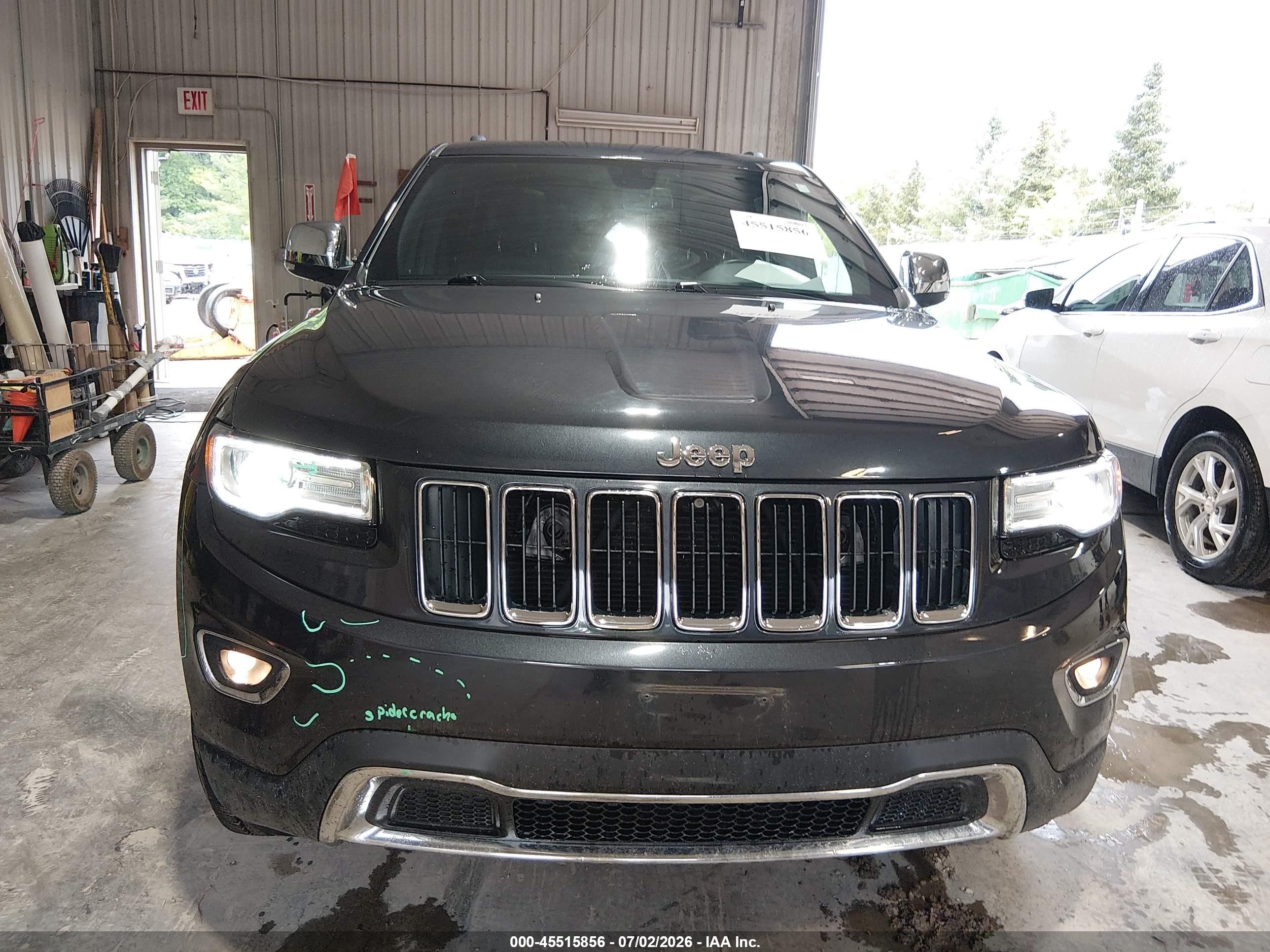 2014 Jeep Grand Cherokee Limited Blue vin: 1C4RJFBG6EC189857