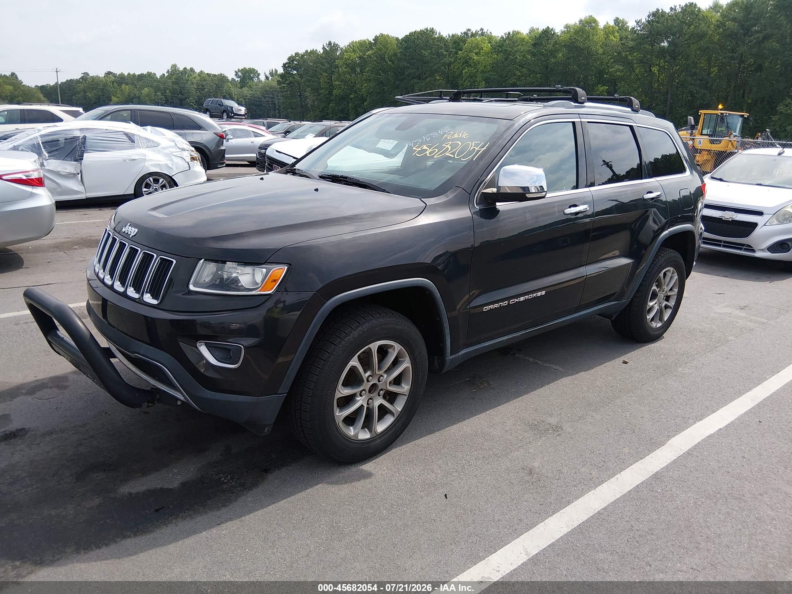 2014 Jeep Grand Cherokee Limited Черный vin: 1C4RJFBG6EC231511