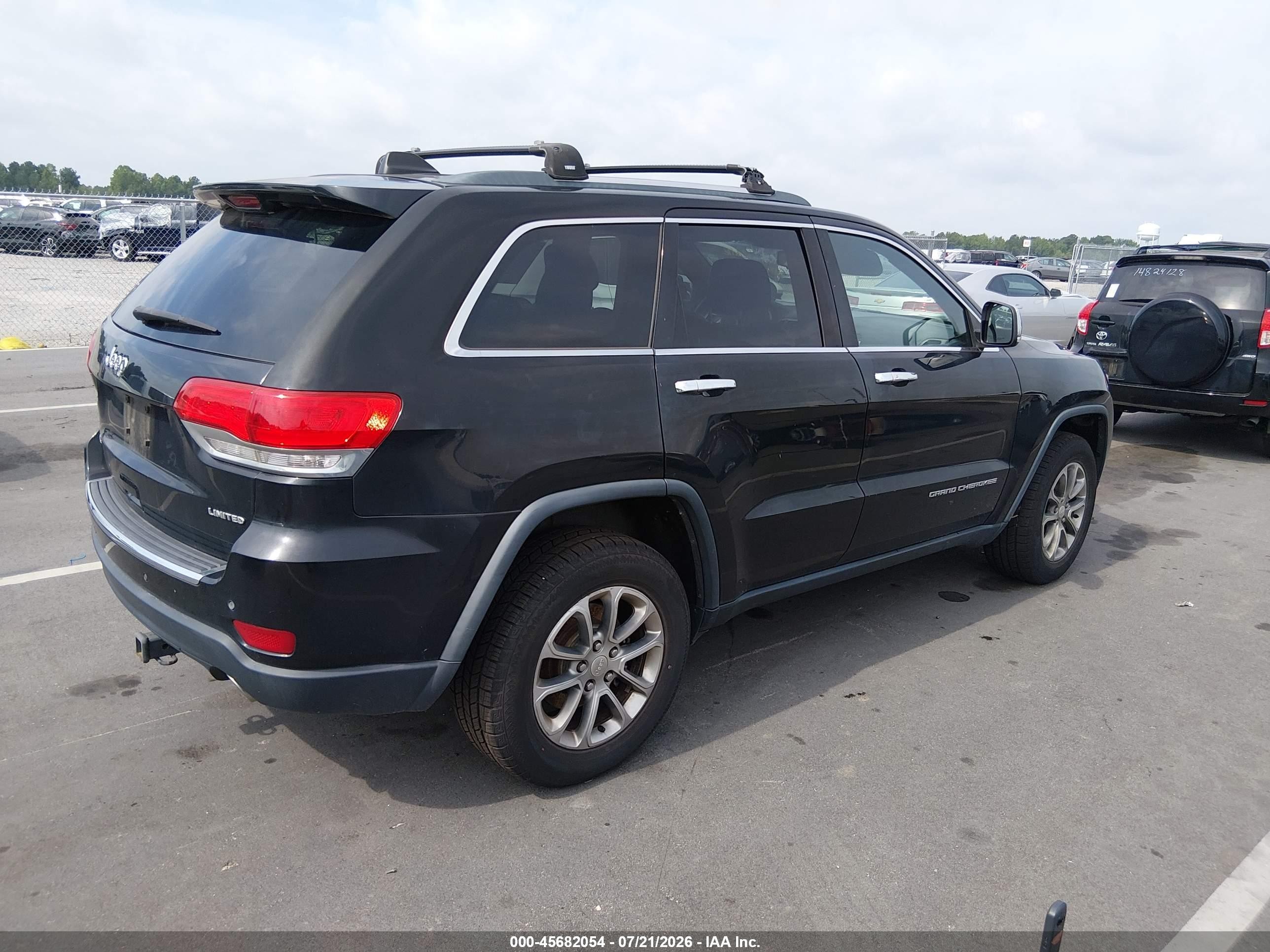 2014 Jeep Grand Cherokee Limited Черный vin: 1C4RJFBG6EC231511