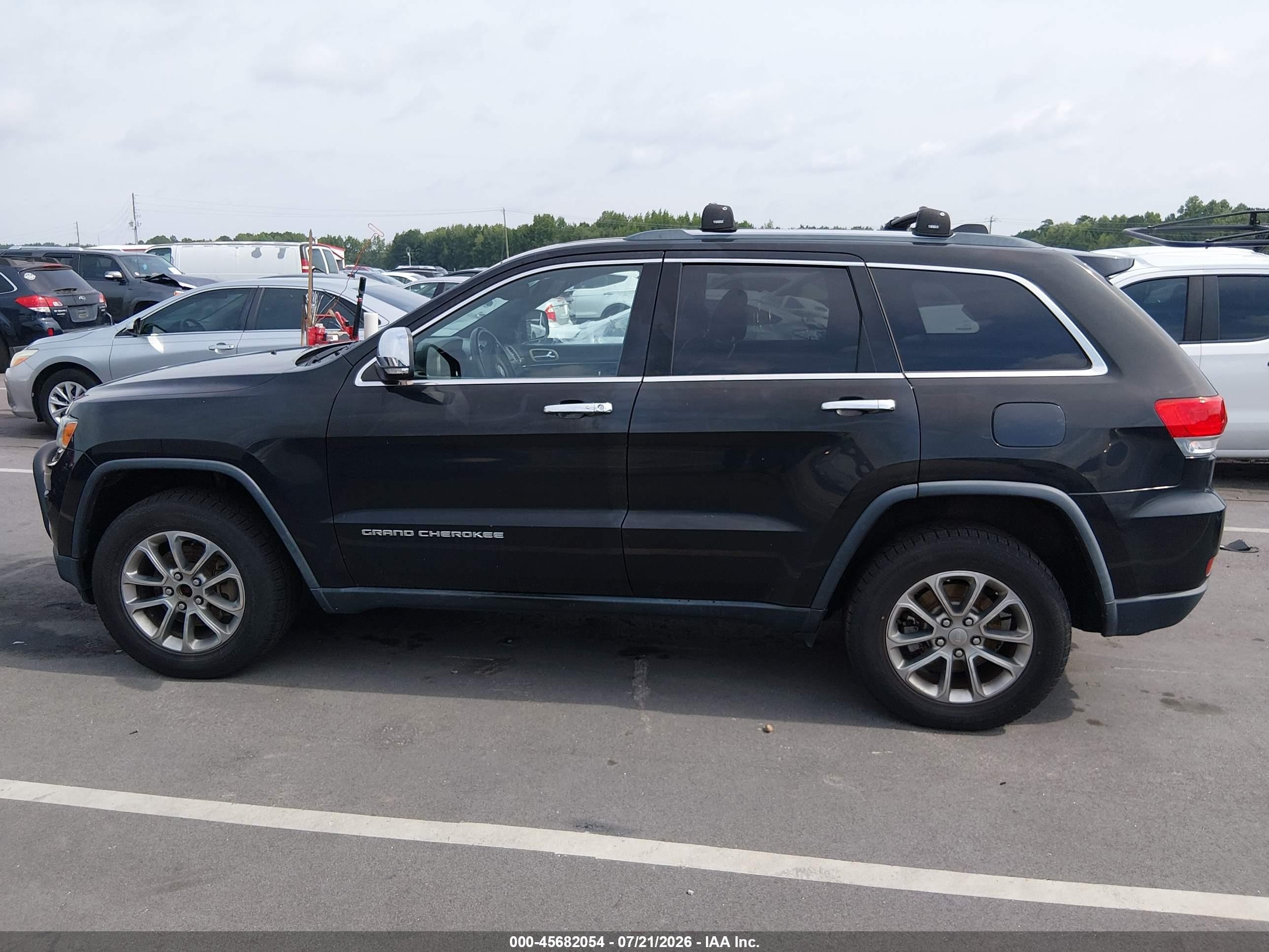 2014 Jeep Grand Cherokee Limited Черный vin: 1C4RJFBG6EC231511