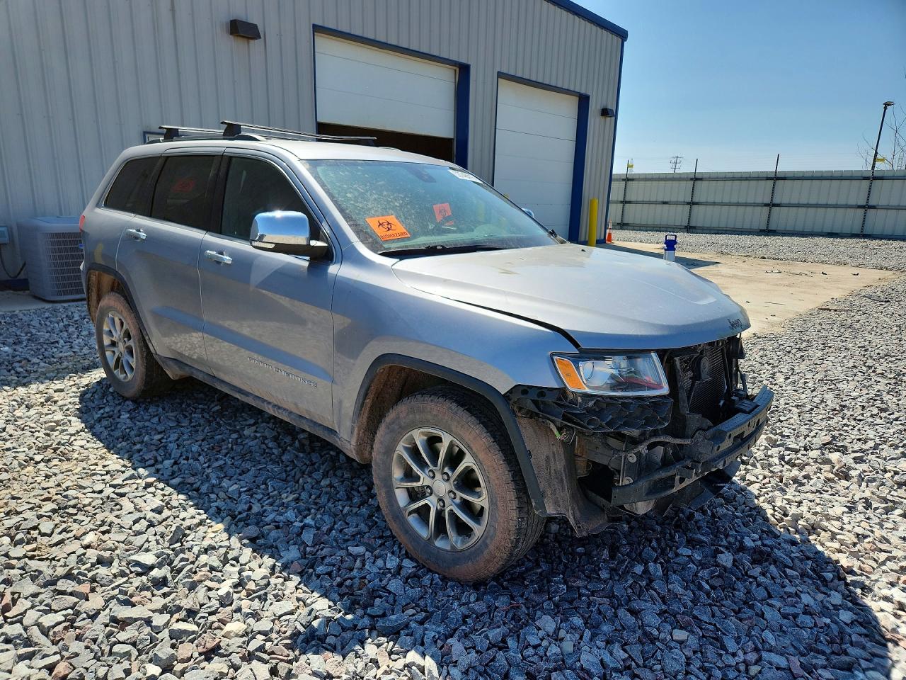 2014 Jeep Grand Cherokee Limited Silver vin: 1C4RJFBG6EC236675