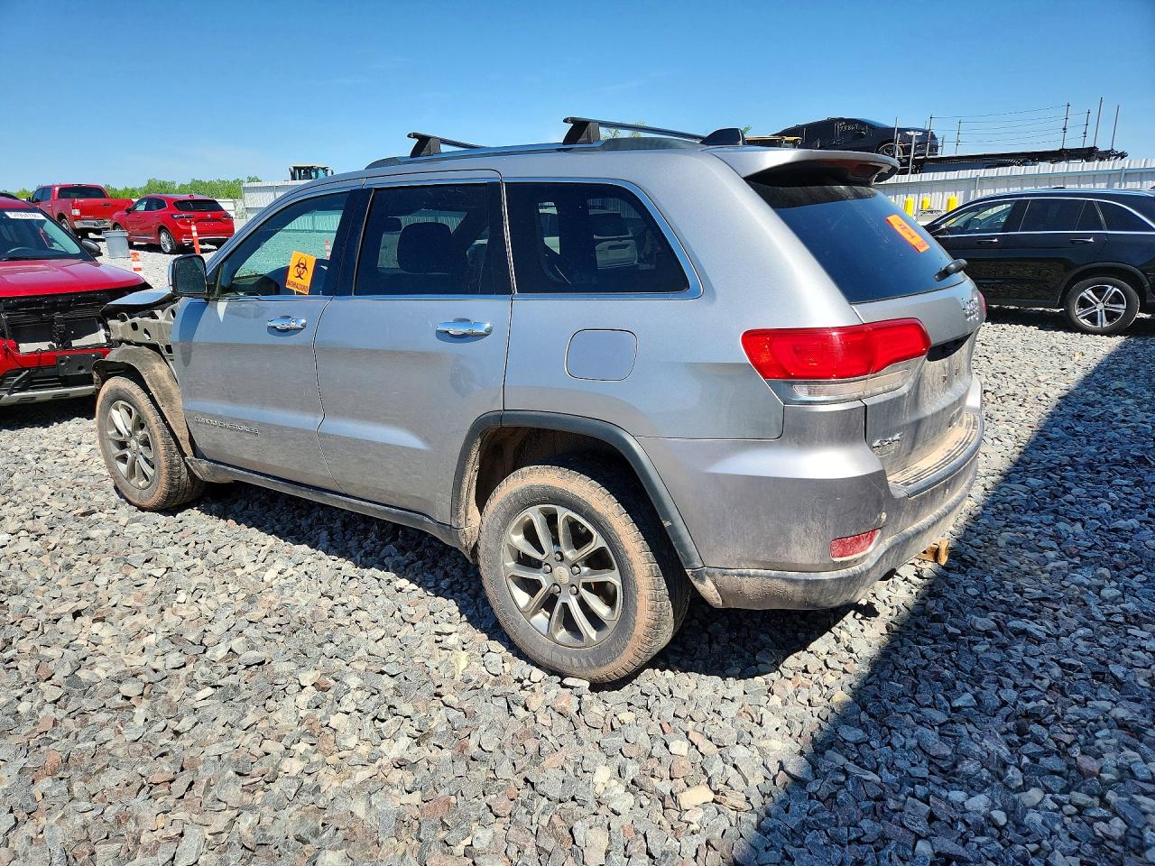 2014 Jeep Grand Cherokee Limited Silver vin: 1C4RJFBG6EC236675