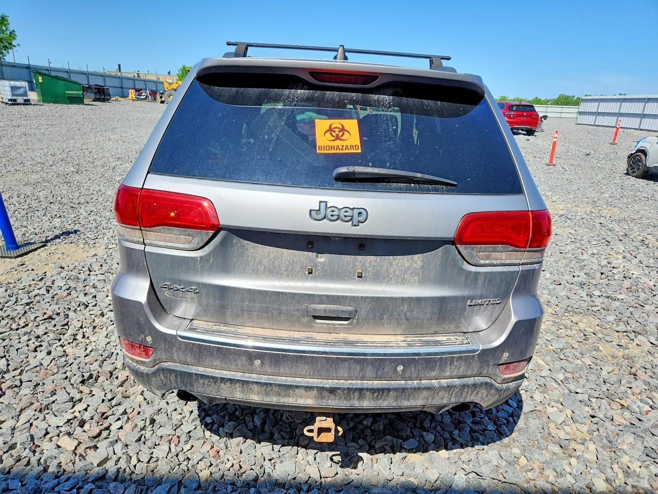 2014 Jeep Grand Cherokee Limited Silver vin: 1C4RJFBG6EC236675