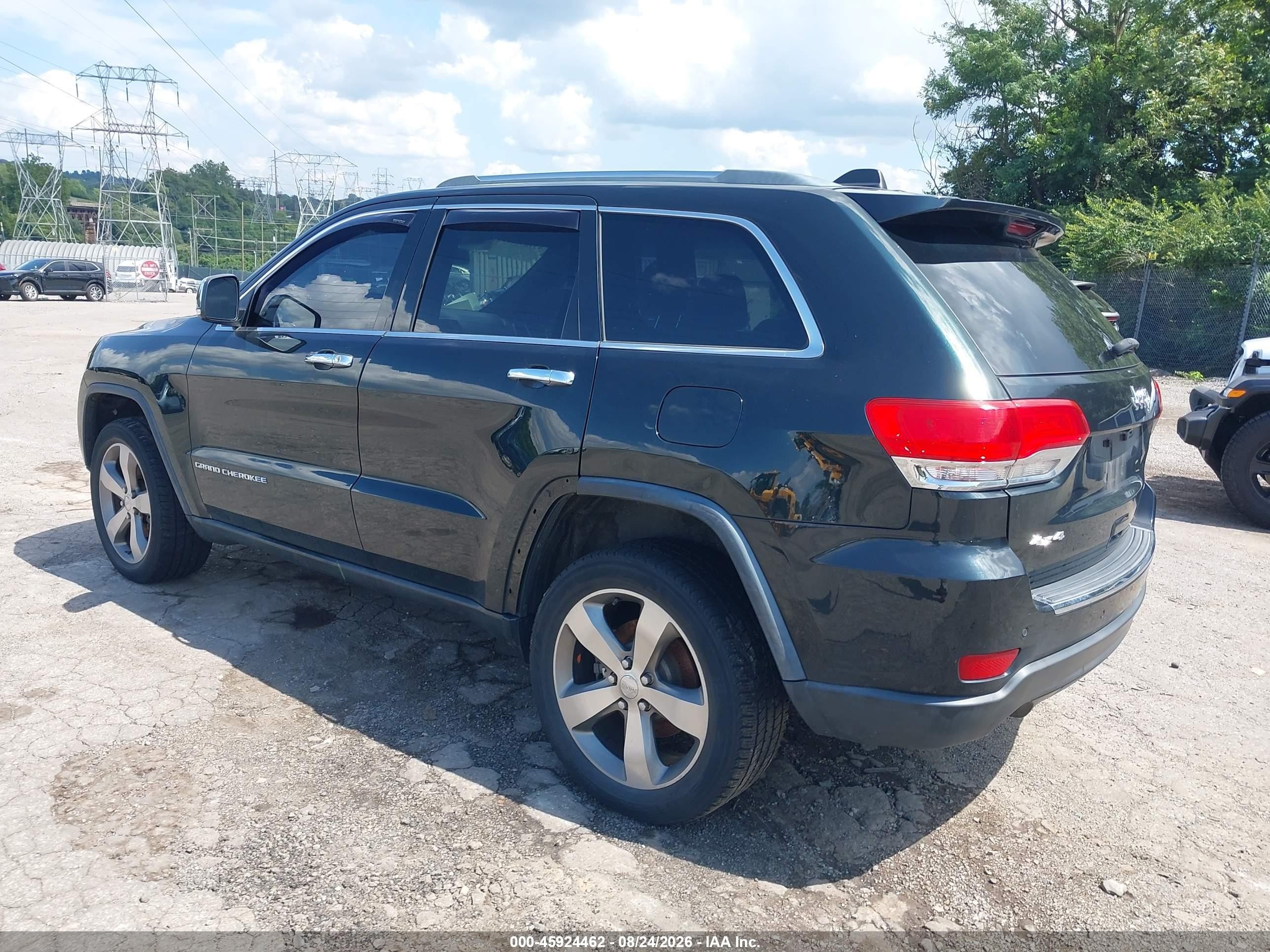 2014 Jeep Grand Cherokee Limited Черный vin: 1C4RJFBG6EC246106