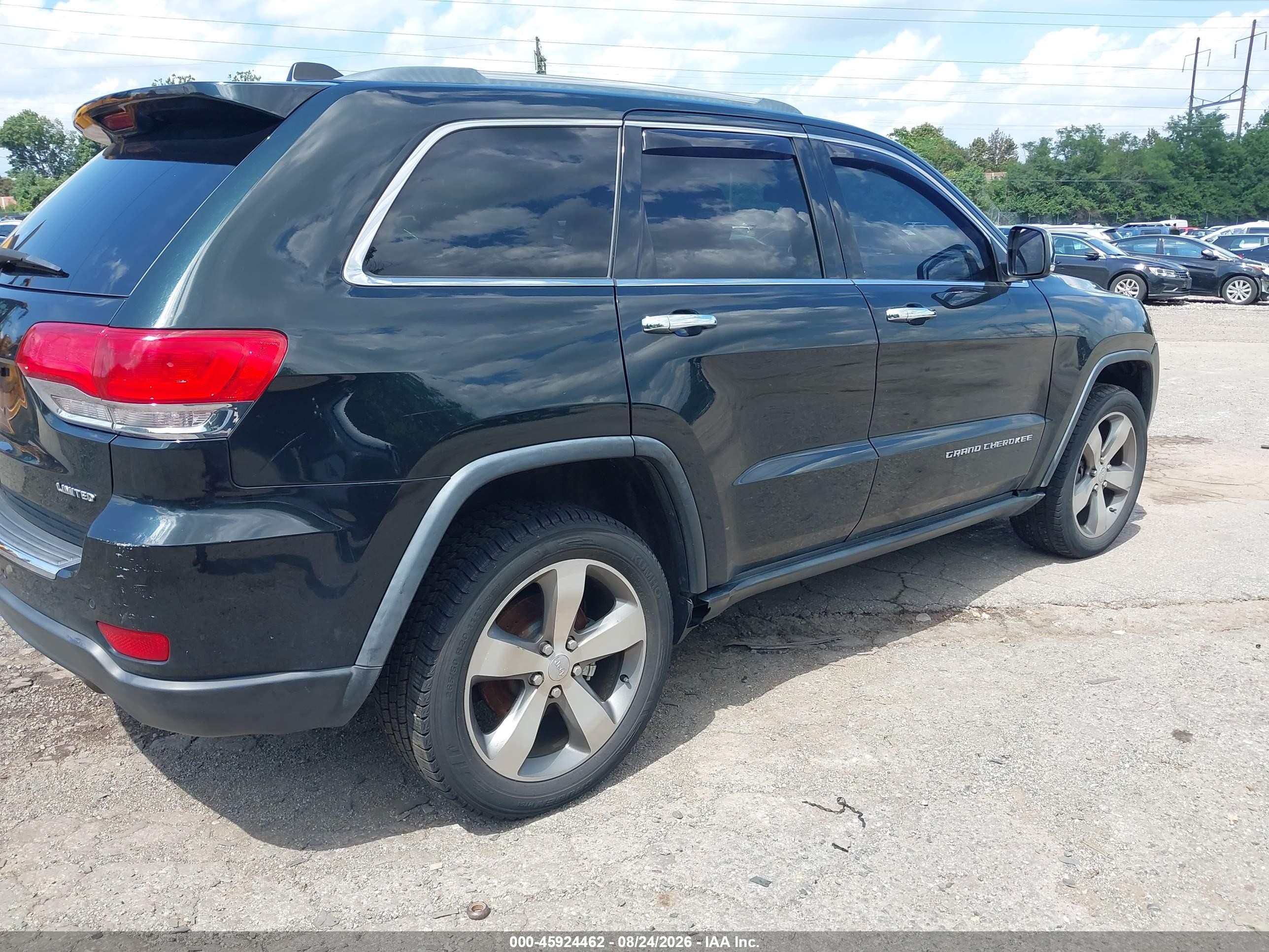 2014 Jeep Grand Cherokee Limited Черный vin: 1C4RJFBG6EC246106