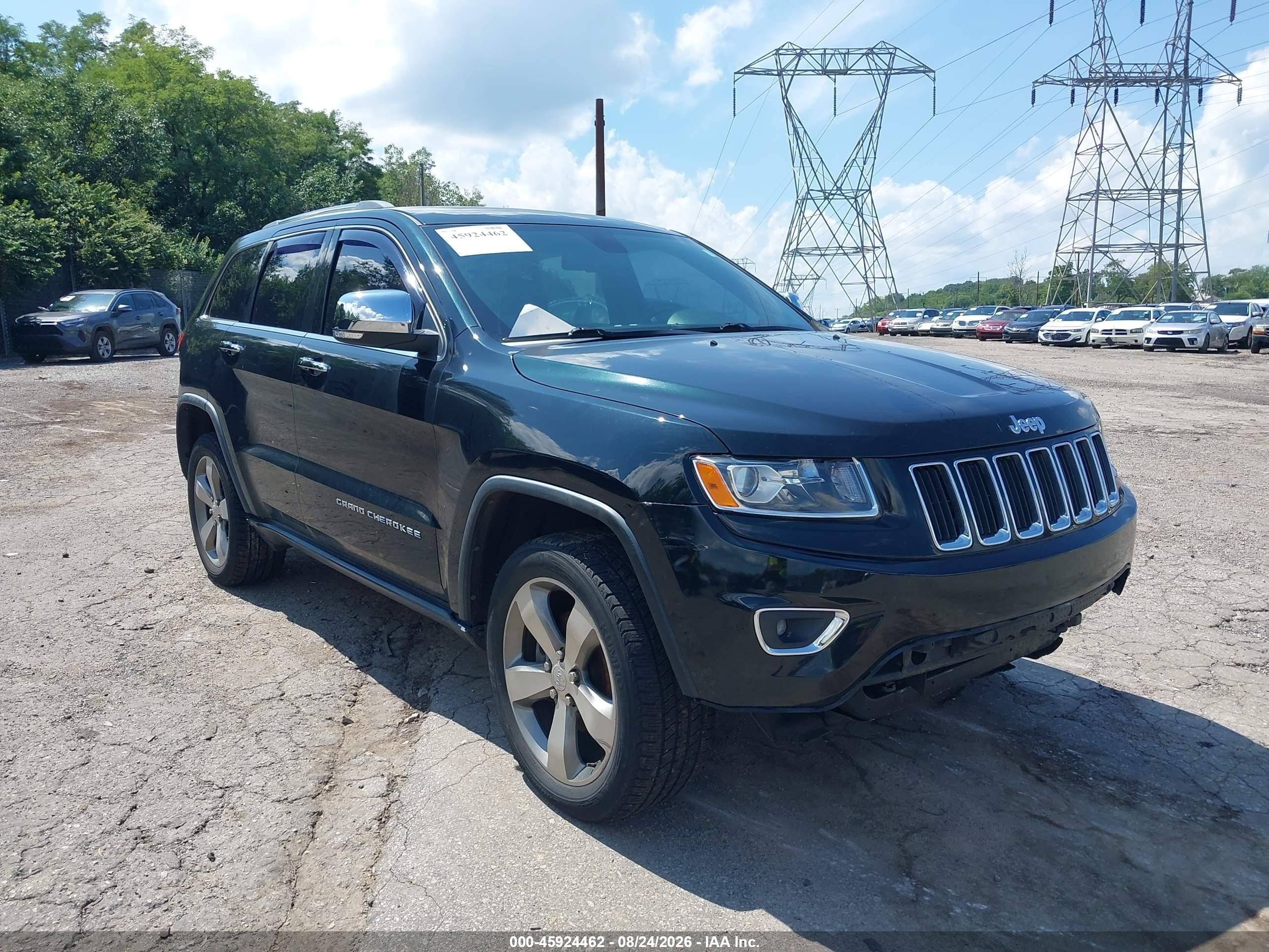 2014 Jeep Grand Cherokee Limited Черный vin: 1C4RJFBG6EC246106