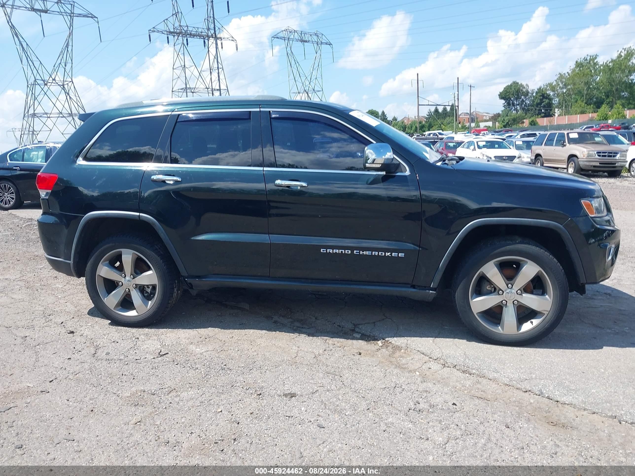 2014 Jeep Grand Cherokee Limited Черный vin: 1C4RJFBG6EC246106