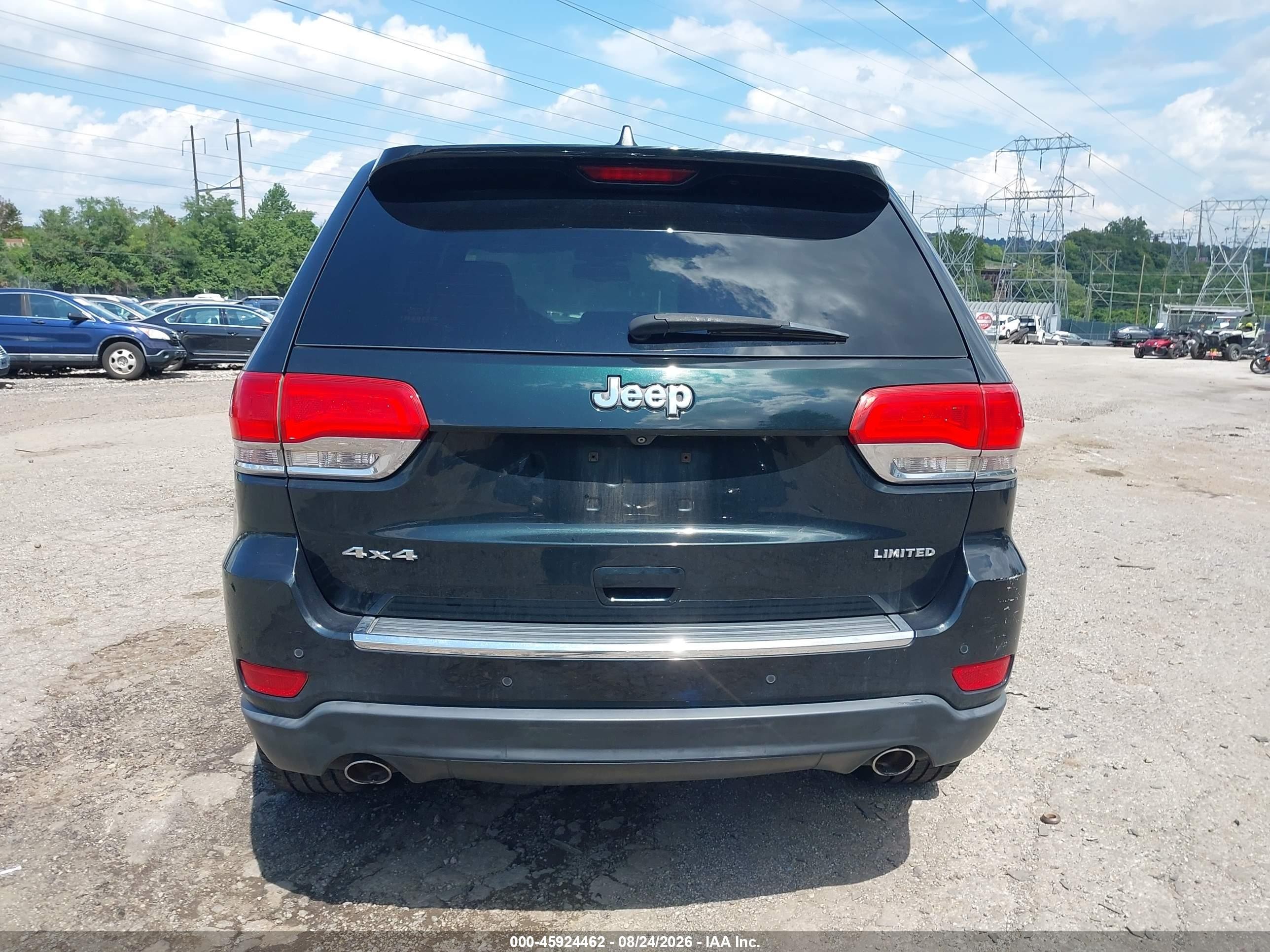 2014 Jeep Grand Cherokee Limited Черный vin: 1C4RJFBG6EC246106
